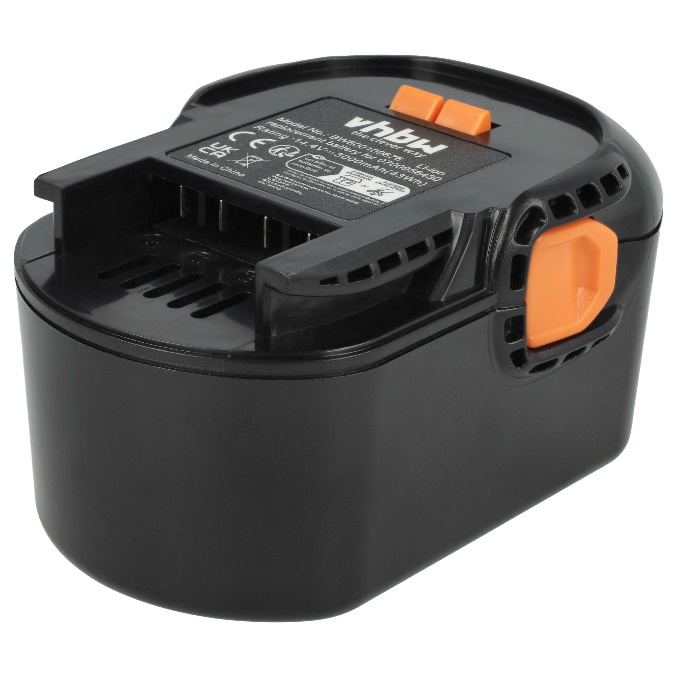 Batterie (2 pcs.) remplace 0700956430, 4932 352111, 4002395367641 outil électrique Fromm - 3Ah 14,4V Li-ion