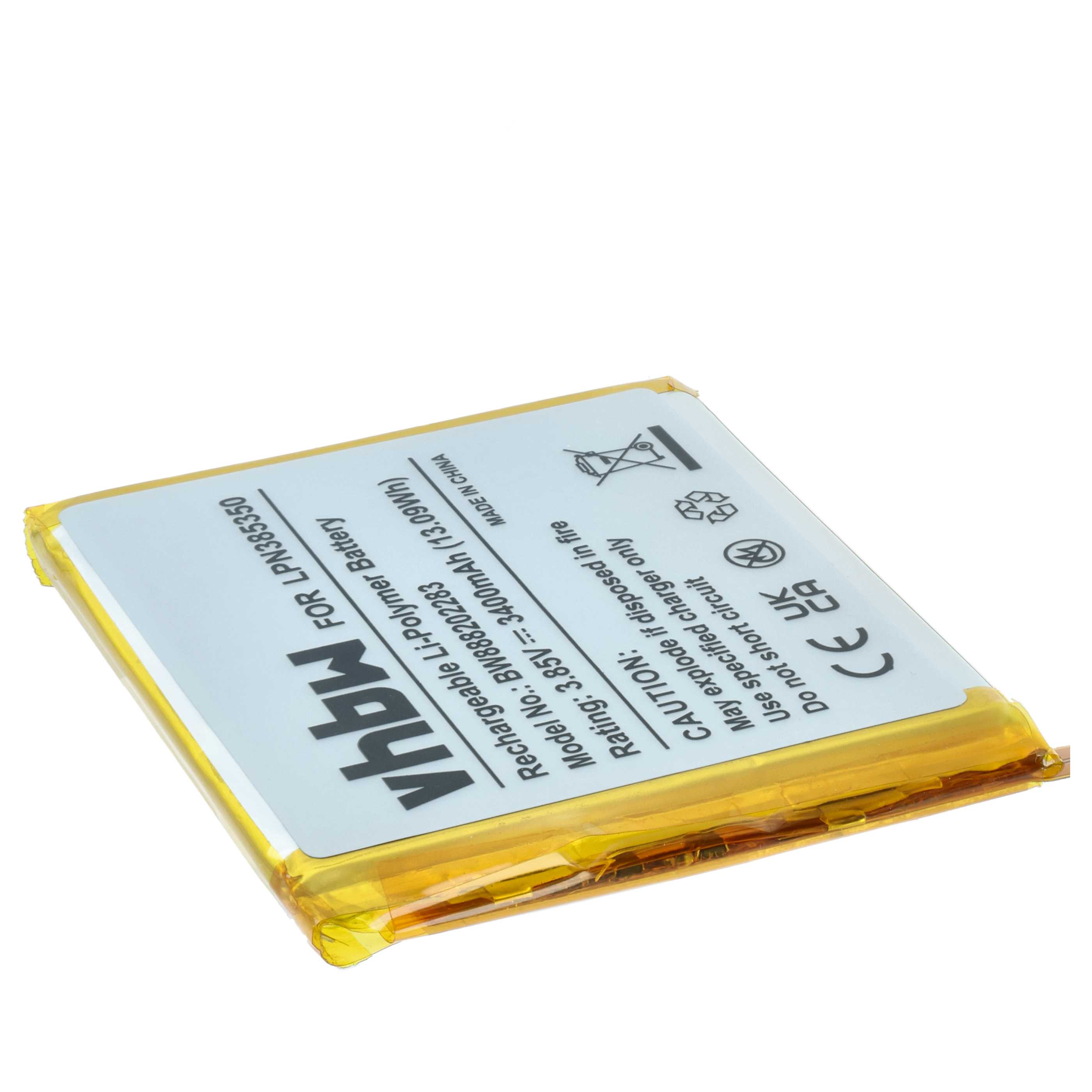 Akumulator do telefonu smartfona zamiennik Crosscall LPN385350 - 3400 mAh 3,85 V LiPo
