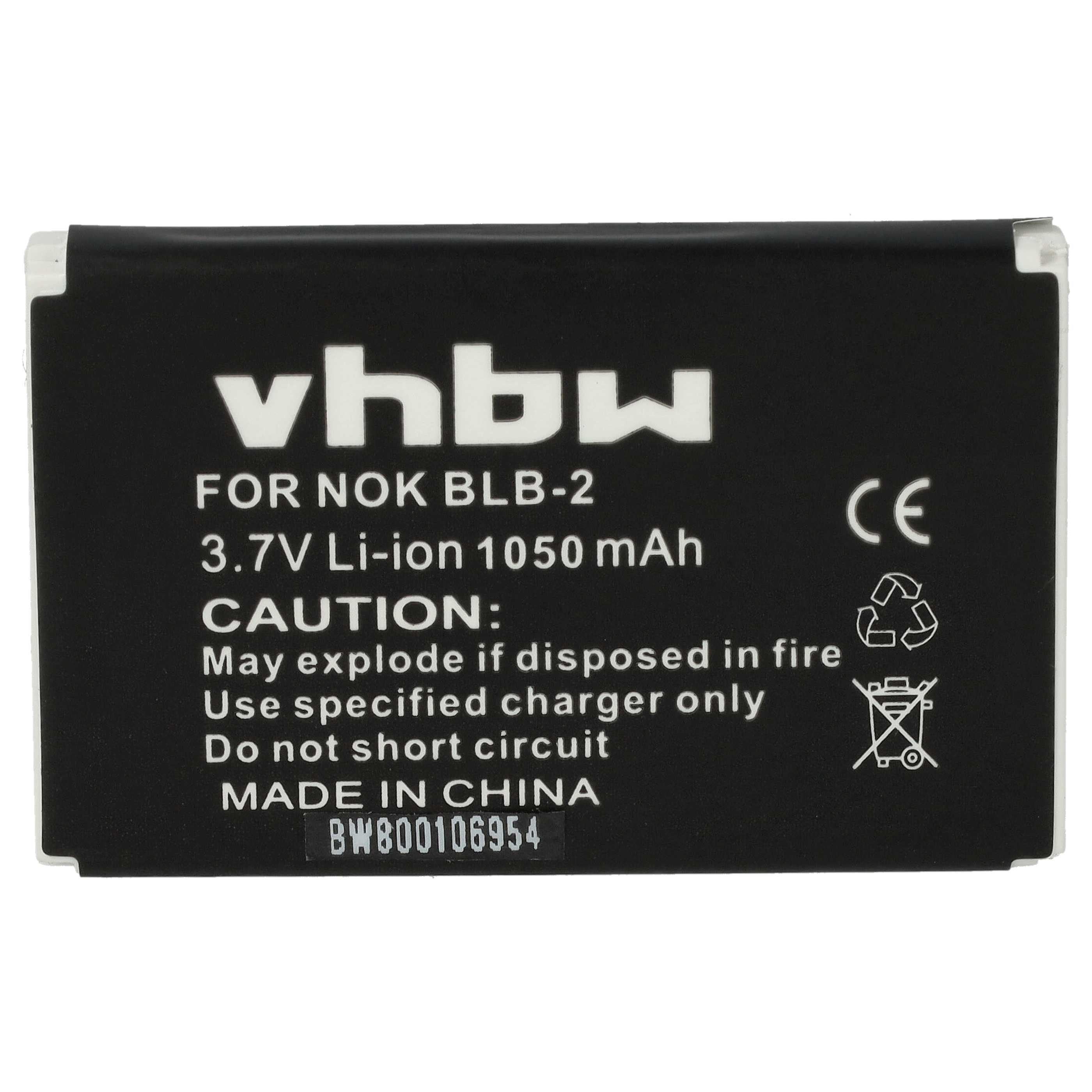 Batteria sostituisce Aiptek ZPT-NKA per cellulare - 1050mAh 3,7V Li-Ion 