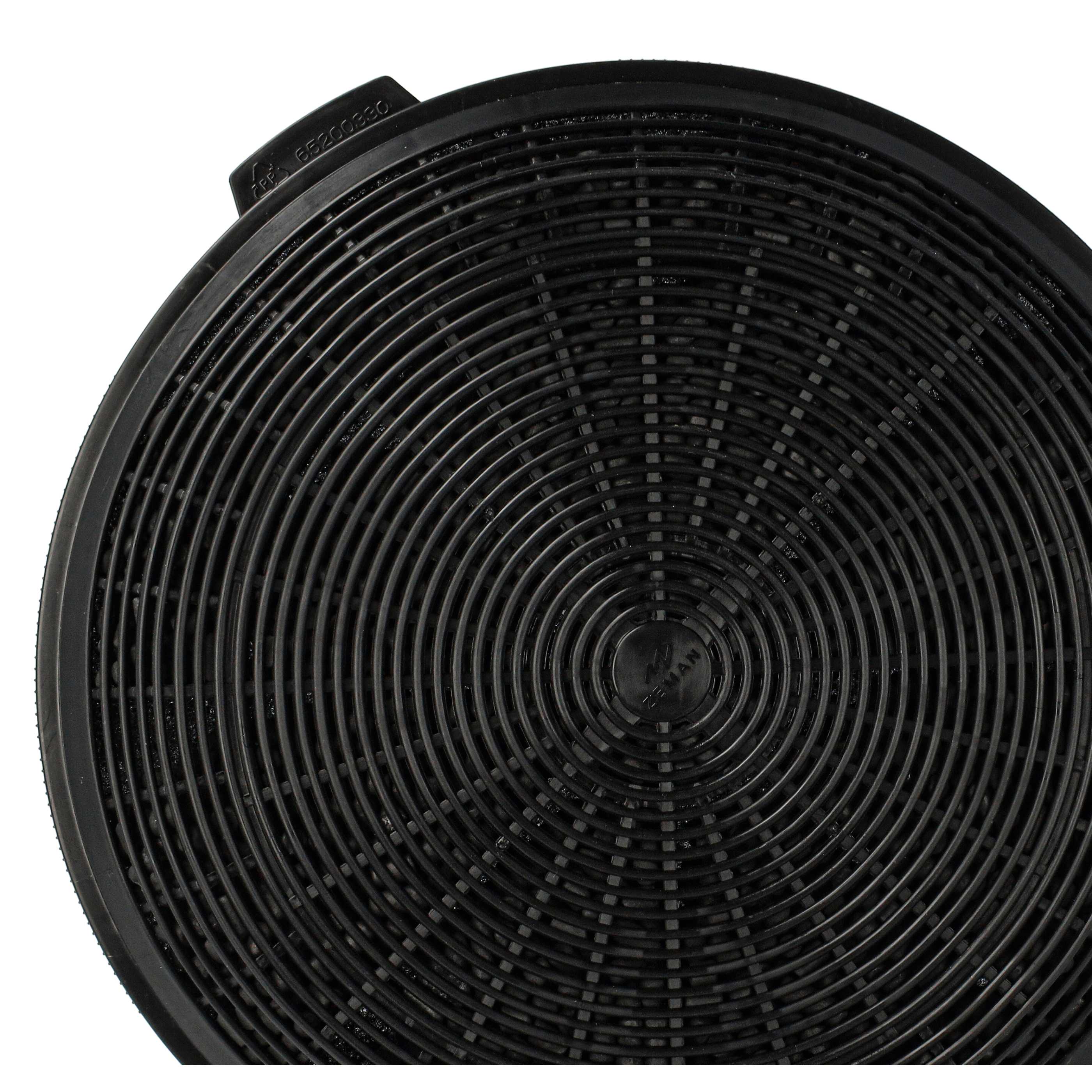 4x Filtres à charbon actif remplace Electrolux E251005 pour hotte Oranier