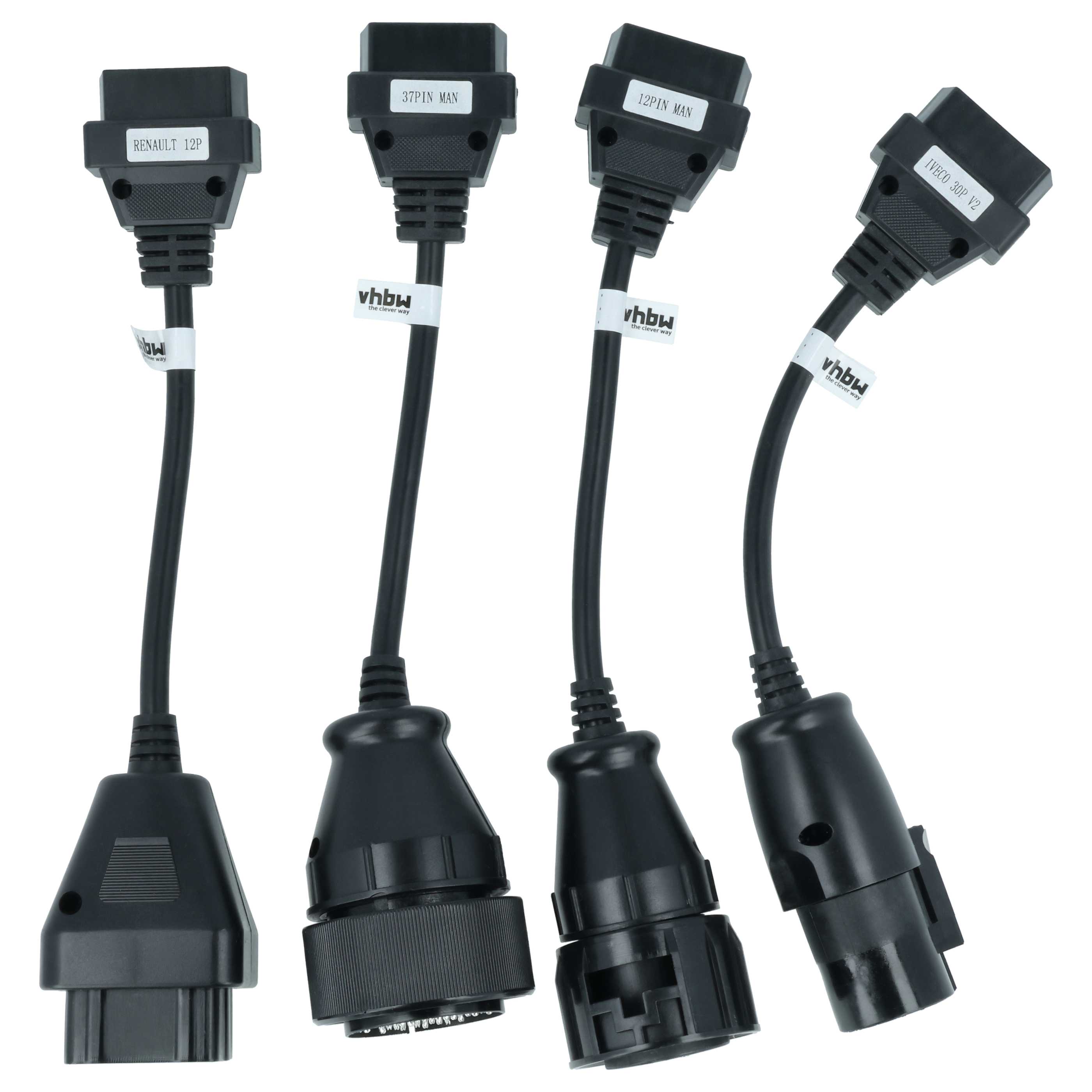 8x Lot d'adaptateurs (kit) OBD1 vers OBD2 pour camion Renault