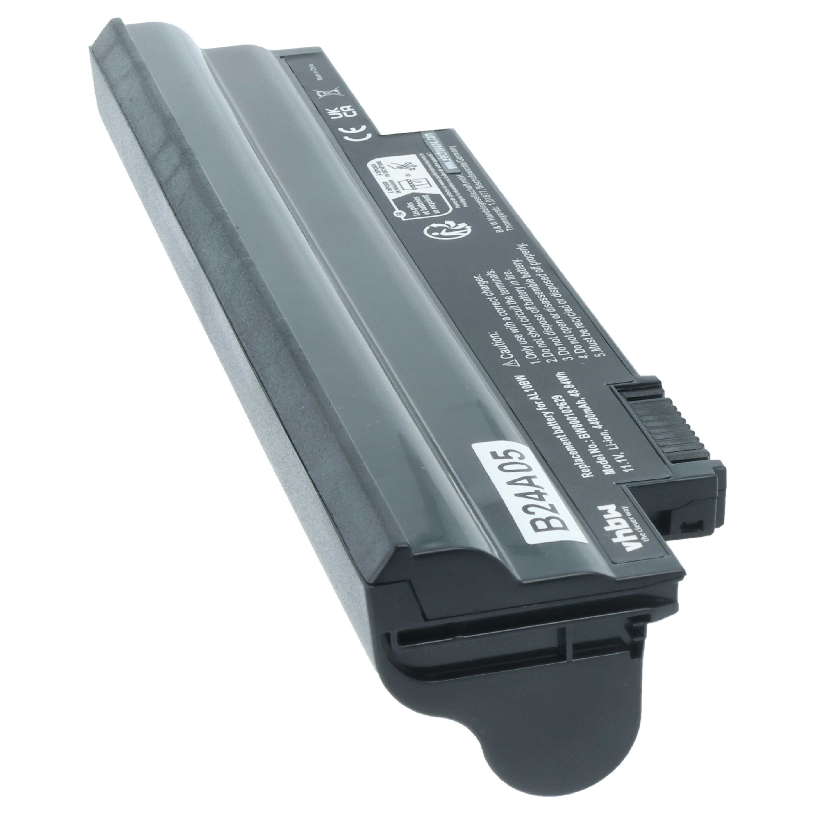 Akumulator do laptopa Acer Aspire One D255, D257, D260, D270 - 4400 mAh 11,1 V Li-Ion, czarny