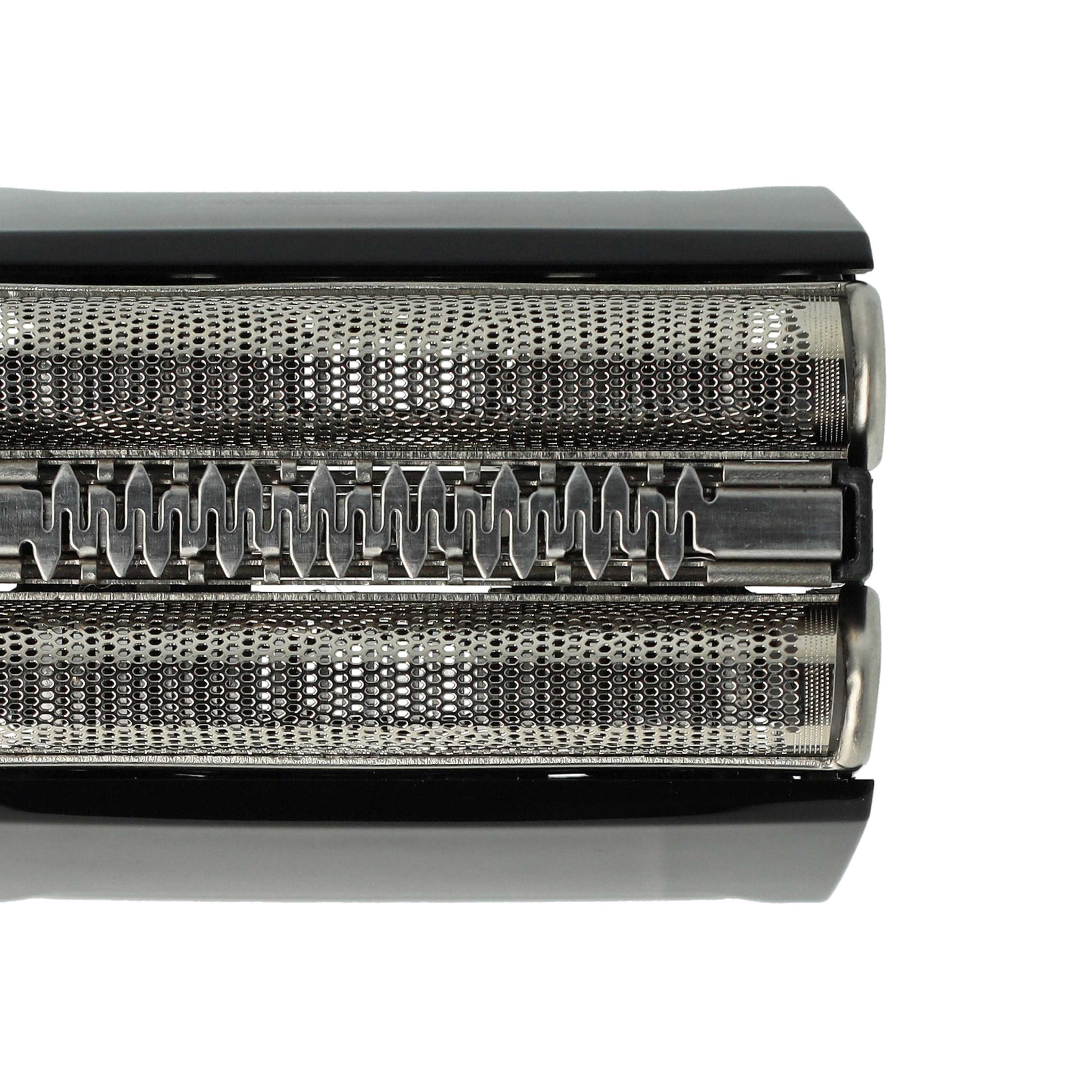 2x cabezales reemplaza Braun 52S, 52B para afeitadoras Braun - negro