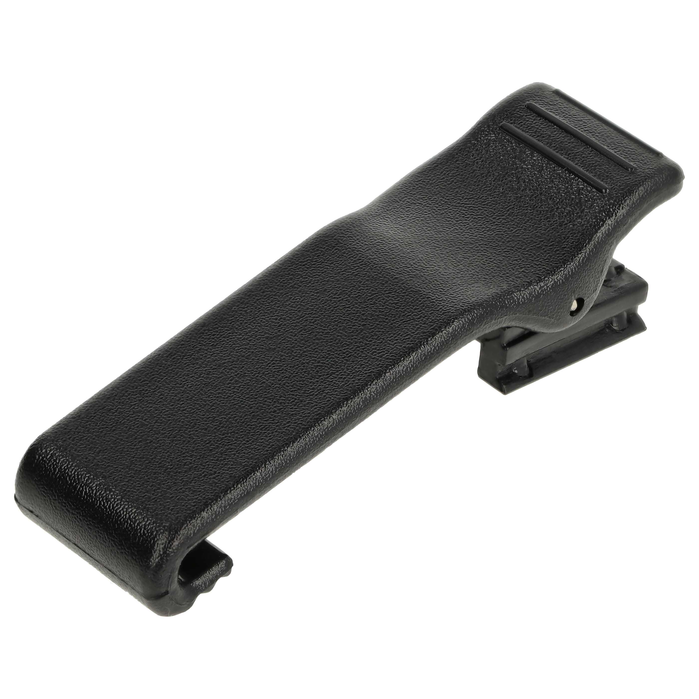 Belt Clip as Replacement for Motorola HLN9724A Radio - Plastic, Black