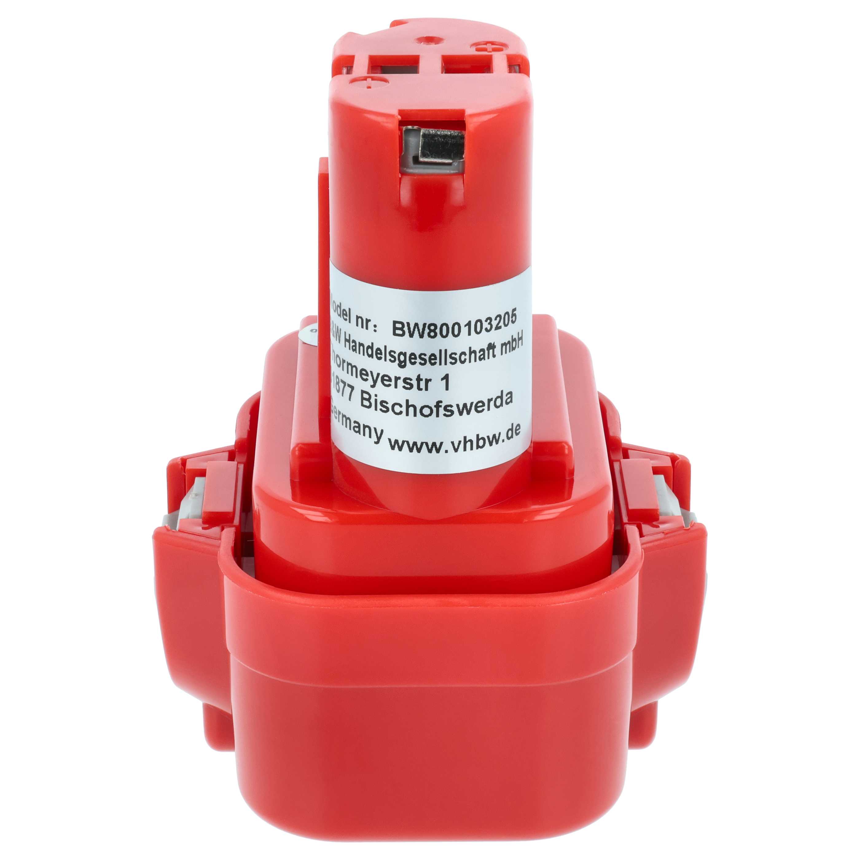 2x Battery replaces Makita 192321-5, 192404-1, 192019-4, 192534-8 Electric Power Tool - 3000 mAh, 9.6 V, NiMH