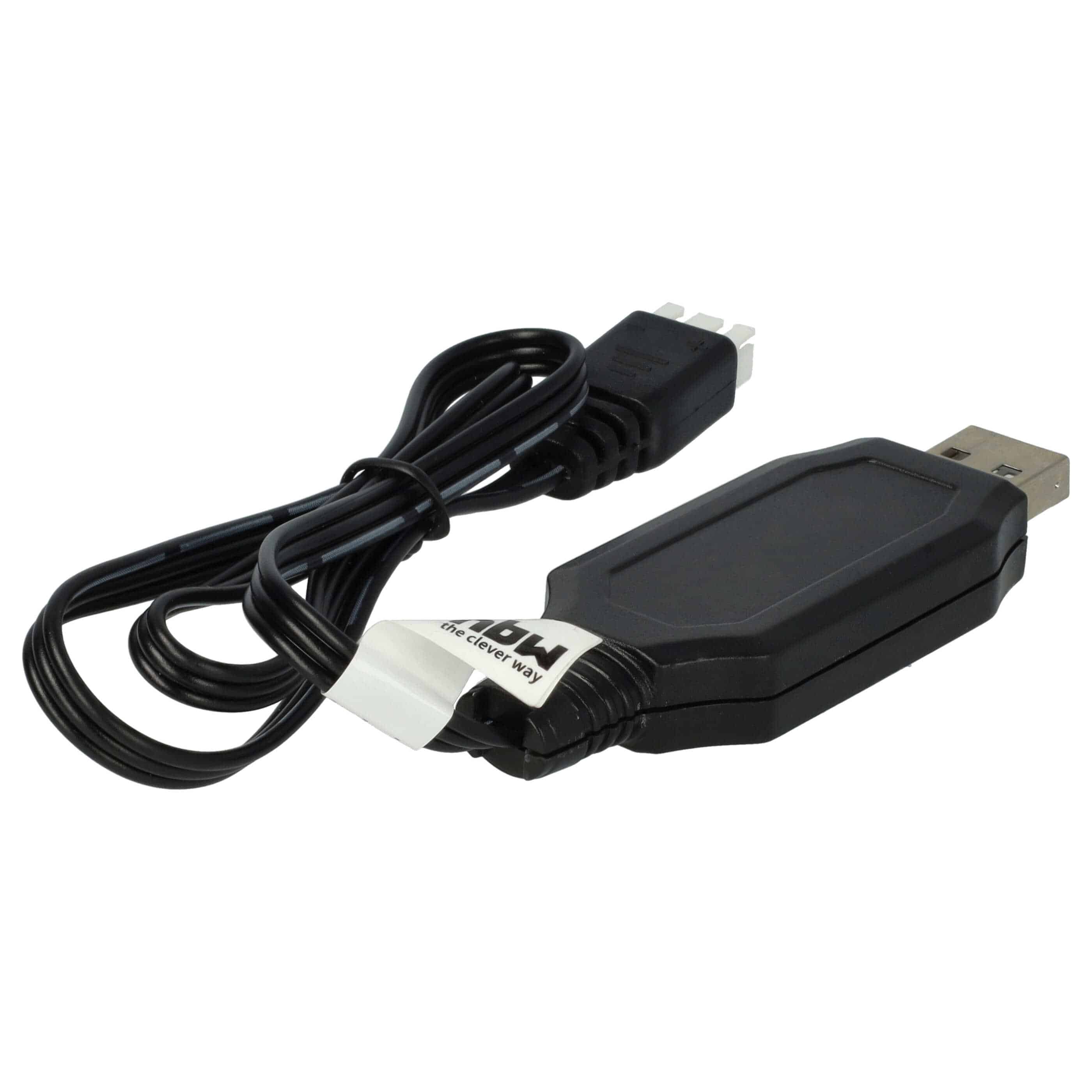 Cavo di ricarica USB per batterie RC con connettore JST XH-3P, pacco batteria per modelli RC - 60 cm 4,2 V