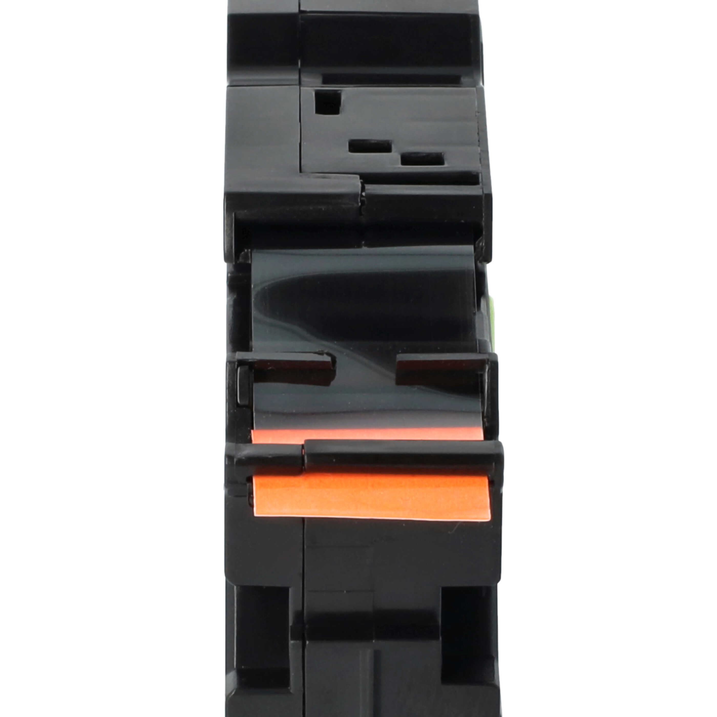 Schriftband als Ersatz für Brother TZ-241, TZE-241 - 18mm Schwarz auf Neon-Orange