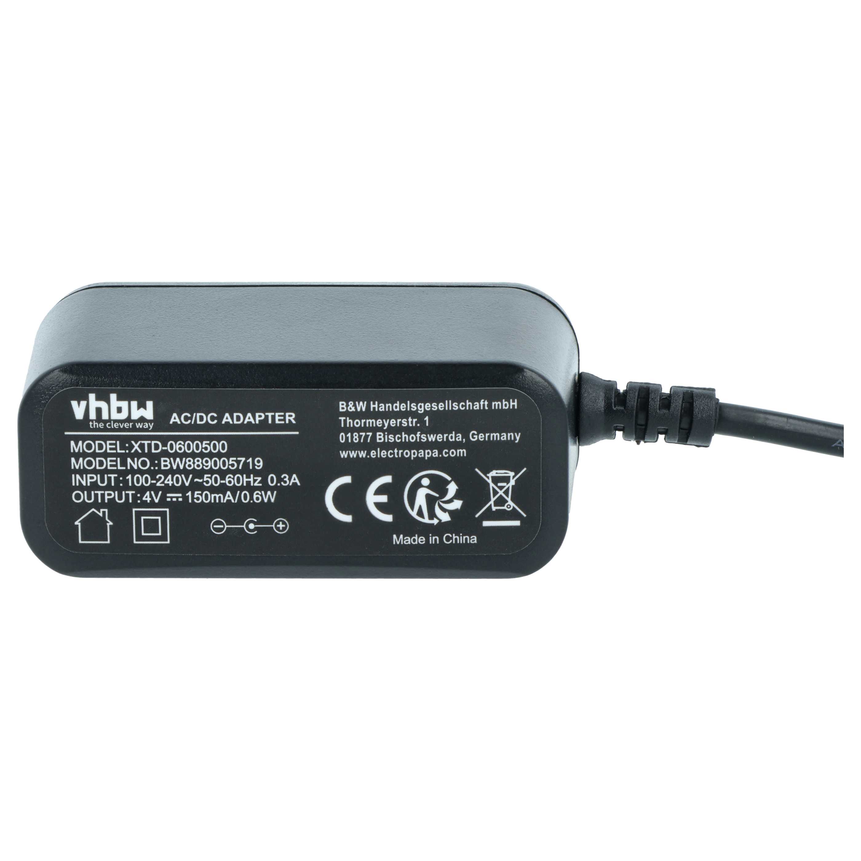 Mains Power Adapter replaces Gigaset C39280-Z4-C744 for Landline Telephone Charging Station - 170 cm