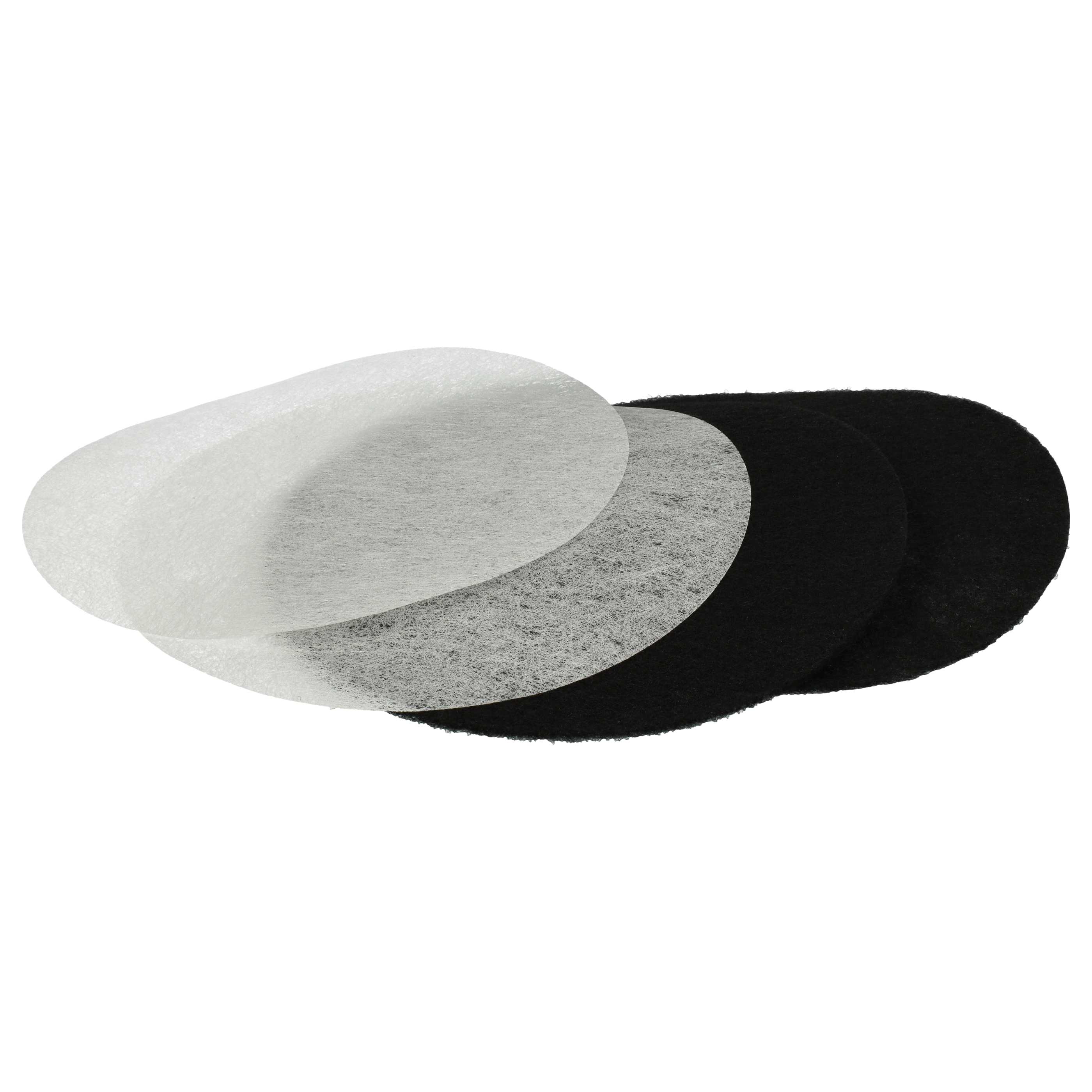 6x filtre à charbon actif, 6x filtre à graisses remplace Moulinex AD-5 pour friteuse 