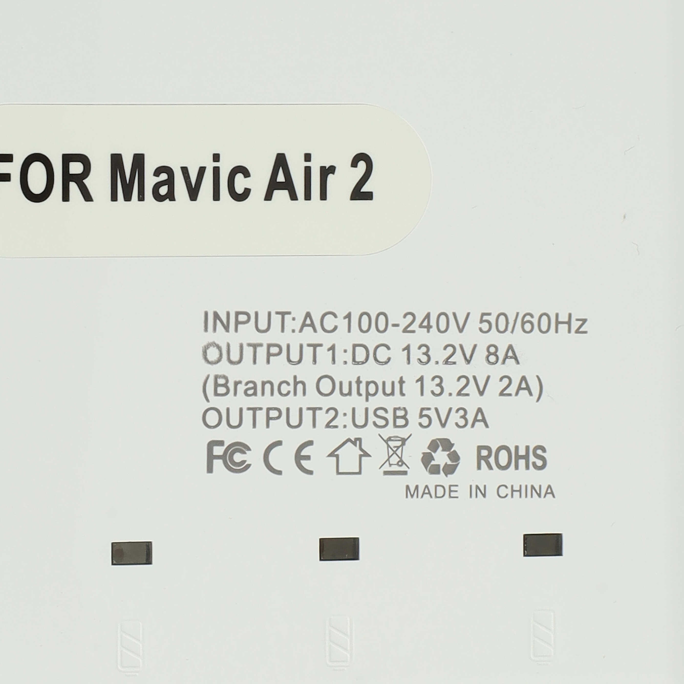 6-in-1 Ladegerät für DJI Mavic Air 2 Drohnenakku, Fernbedienung, Smartphone