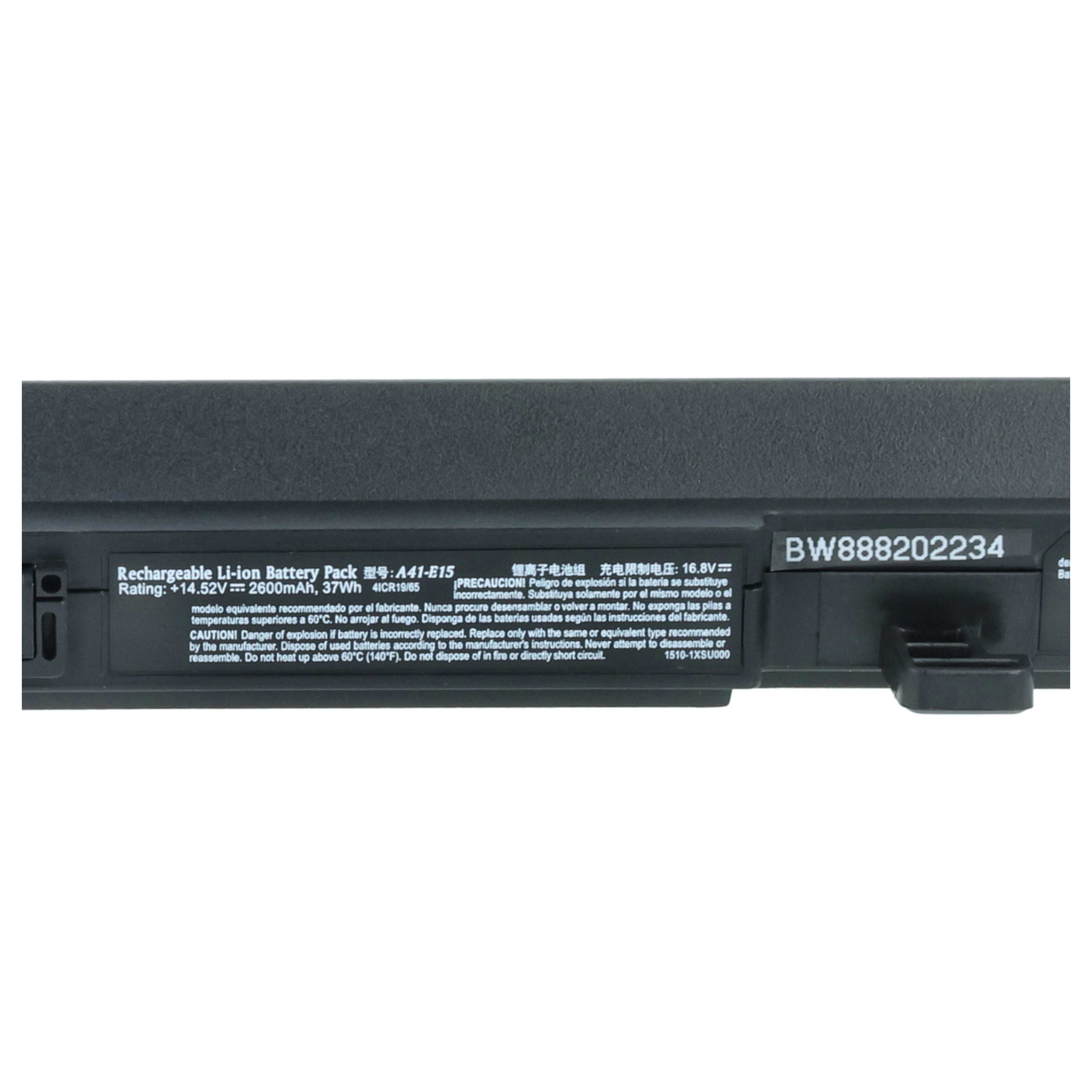 Akumulator do laptopa zamiennik Medion A41-E15, E15LS93 MSN, 30023620 - 2600 mAh 15,2 V Li-Ion, czarny