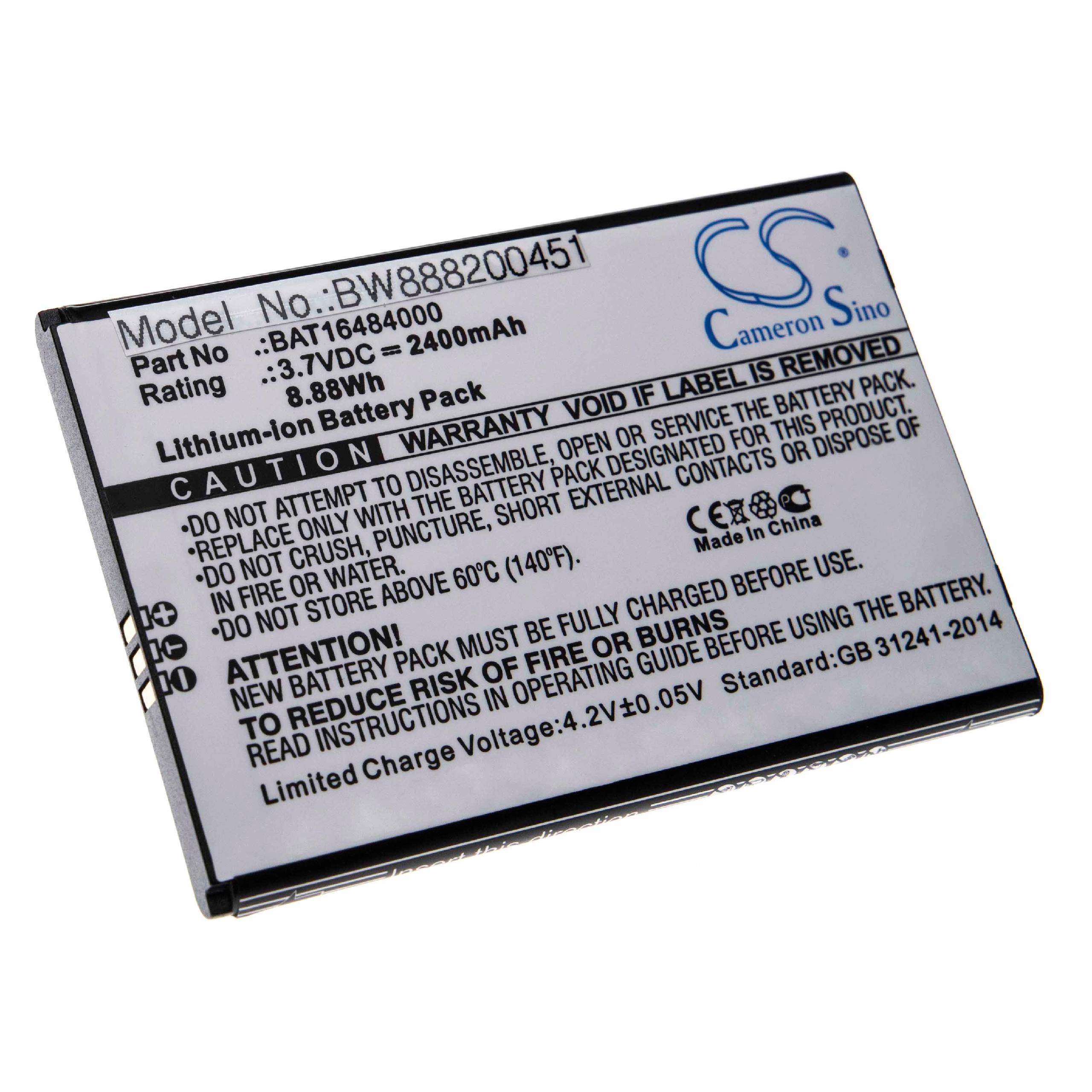 Mobile Phone Battery Replacement for Doogee BAT16484000 - 2400mAh 3.7V Li-Ion