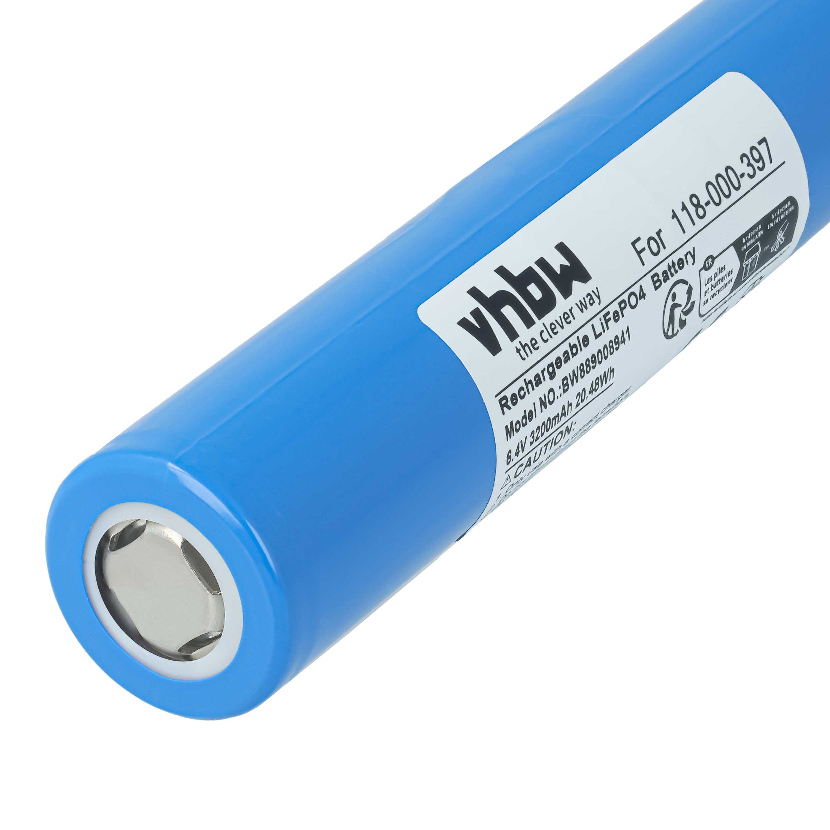 Batterie (3 pcs.) remplace Maglite 118-000-397 lampe de poche Maglite - 3200mAh 6,4V LiFePO4