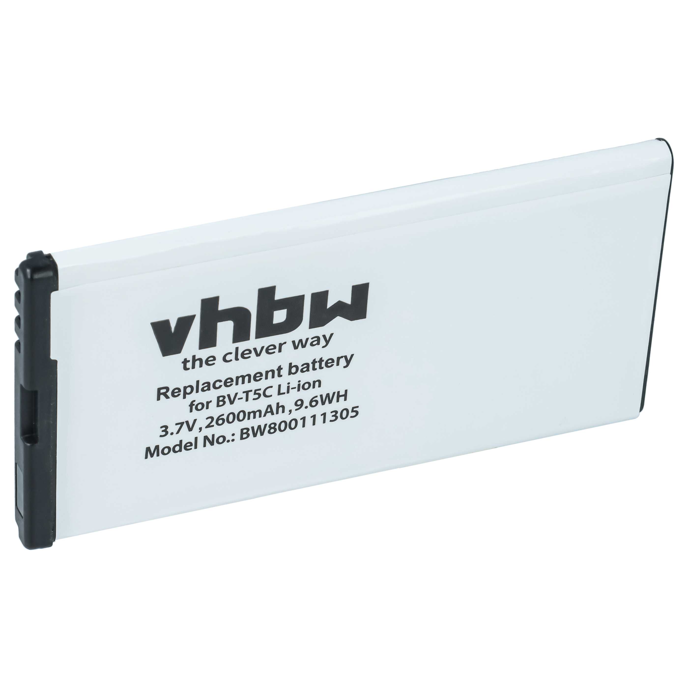 Akumulator do telefonu smartfona zamiennik Microsoft / Nokia BV-T5C - 2600 mAh 3,8 V Li-Ion