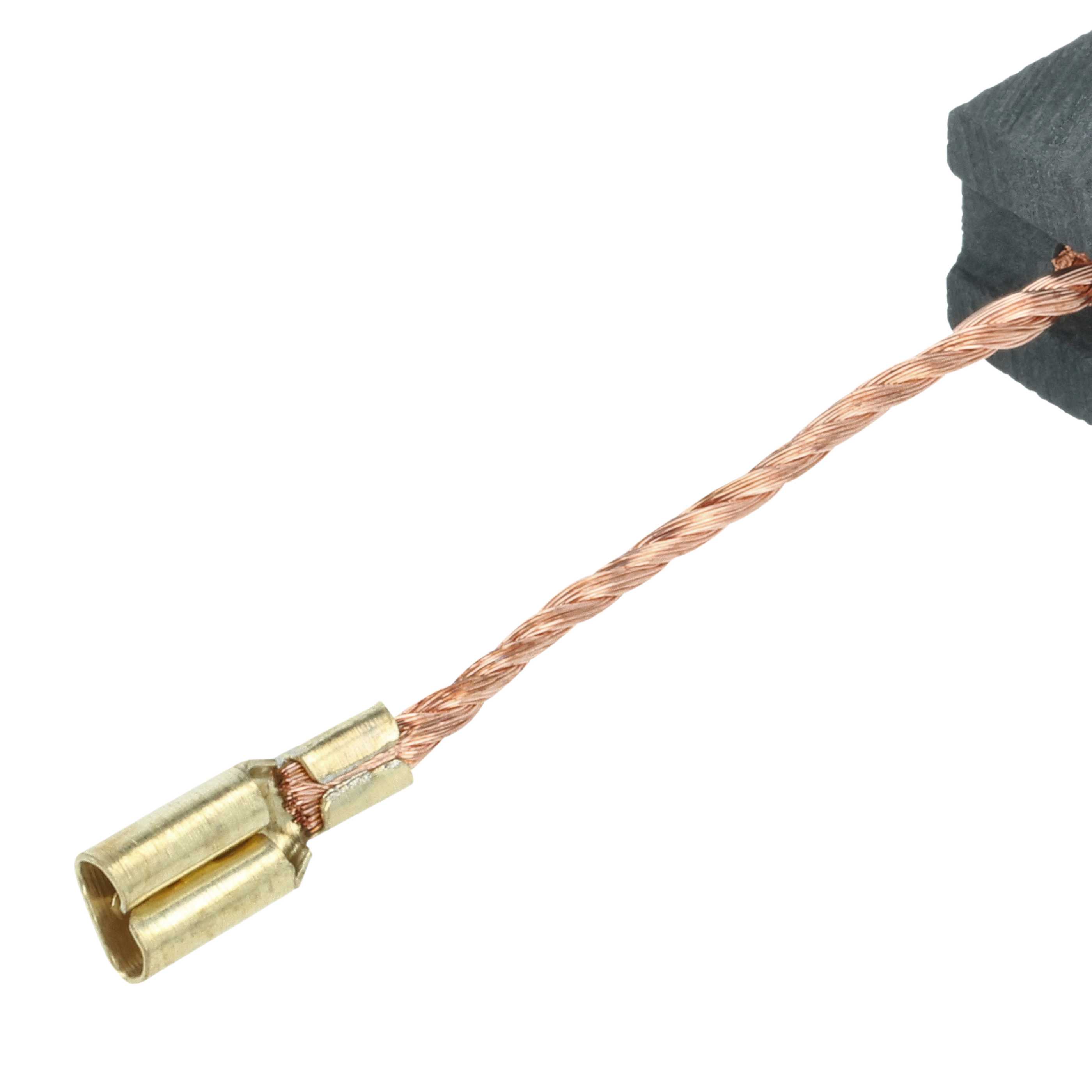 2x Kohlebürste als Ersatz für Rupes 47.105, 8051499567651, 47.105/10, BA215 für Elektrowerkzeug - 6 x 8x 13mm