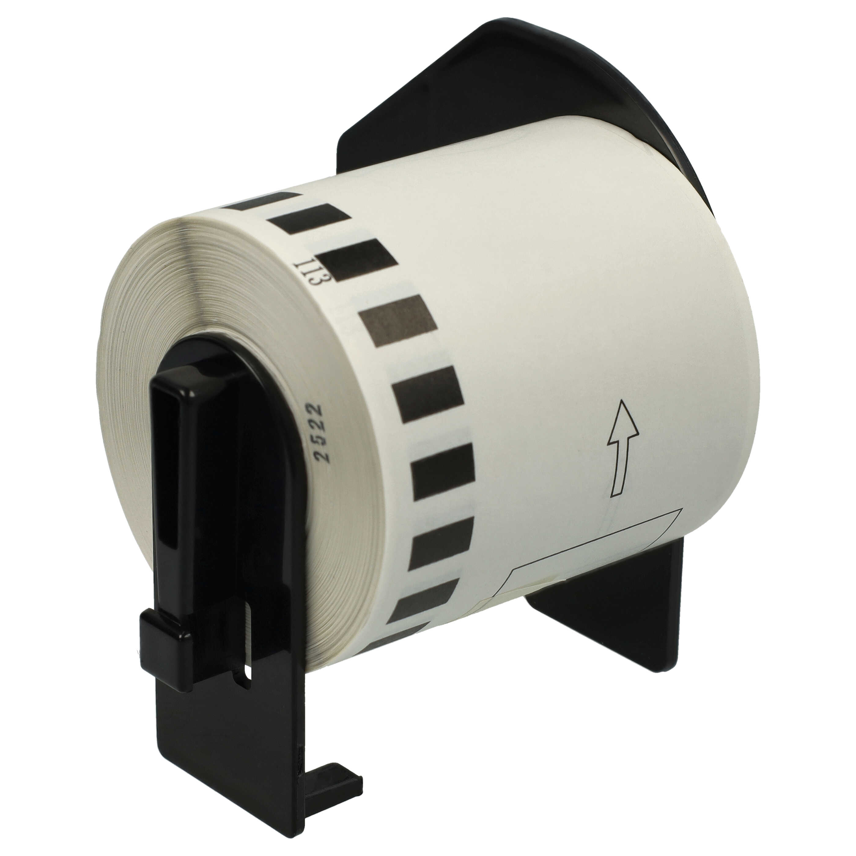 Label Roll replaces Brother DK-22113 Labeller - Self-Adhesive 62 mm x 15.24 m + Holder