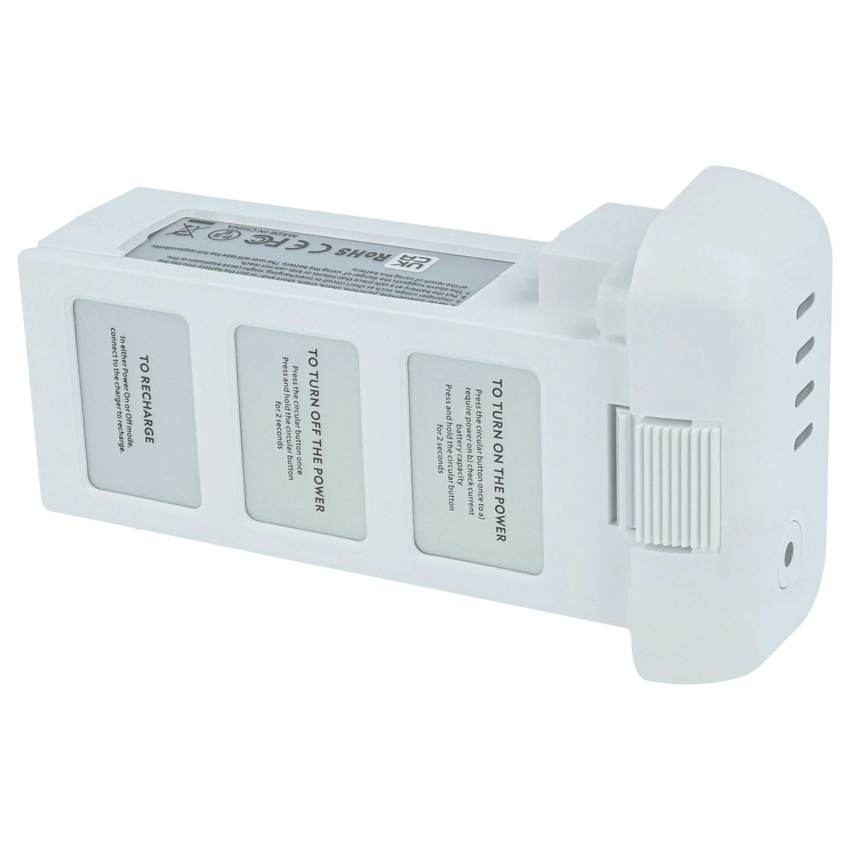 2x Batteries pour drone DJI Phantom 3 Advanced, 3 Professional, 3- 4500mAh 15,2V Li-polymère
