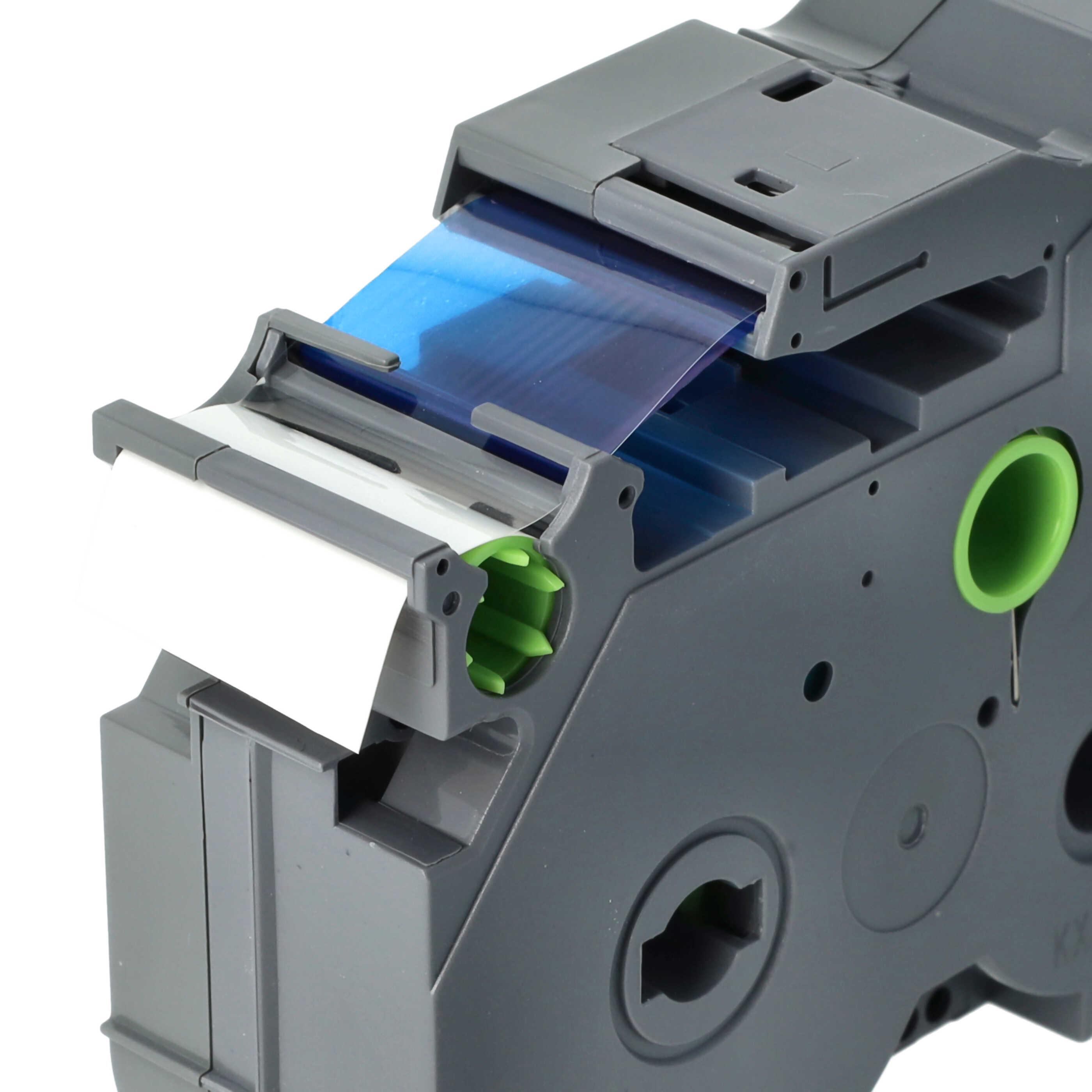 Label Tape replaces Brother TZE-FX253 - 24 mm Blue to White, Flexible