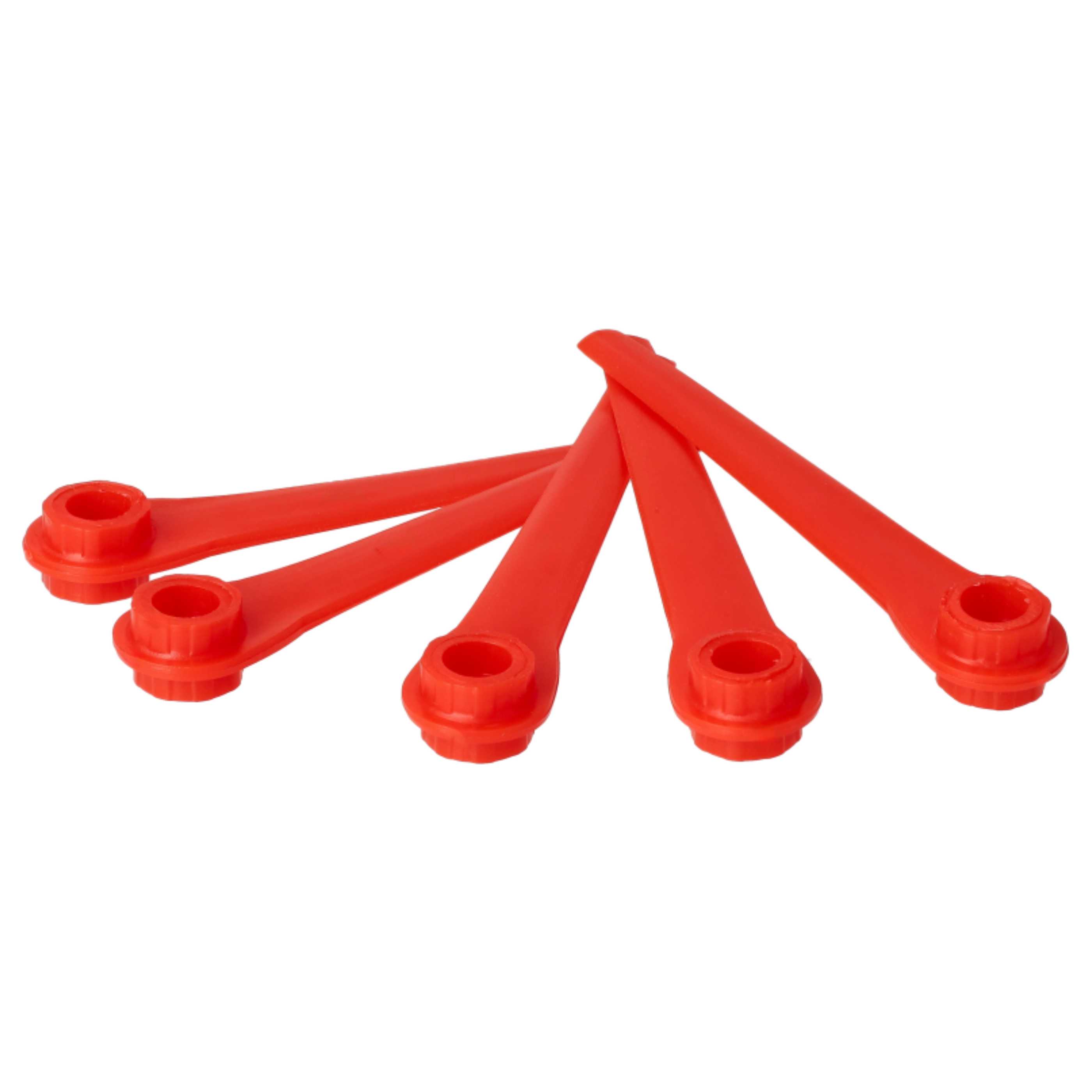 10x Lames remplace Gardena RotorCut 5368-20 pour débroussailleuse – Couteaux plastique, Orange