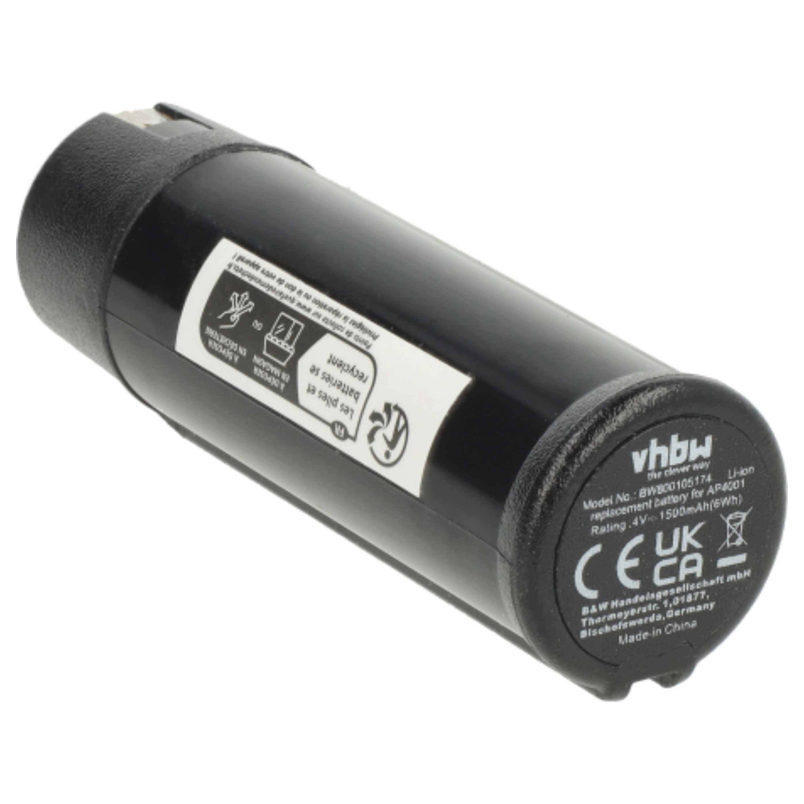 2x Batteria sostituisce Ryobi AP4001 per attrezzo - 1,5Ah 4V Li-Ion