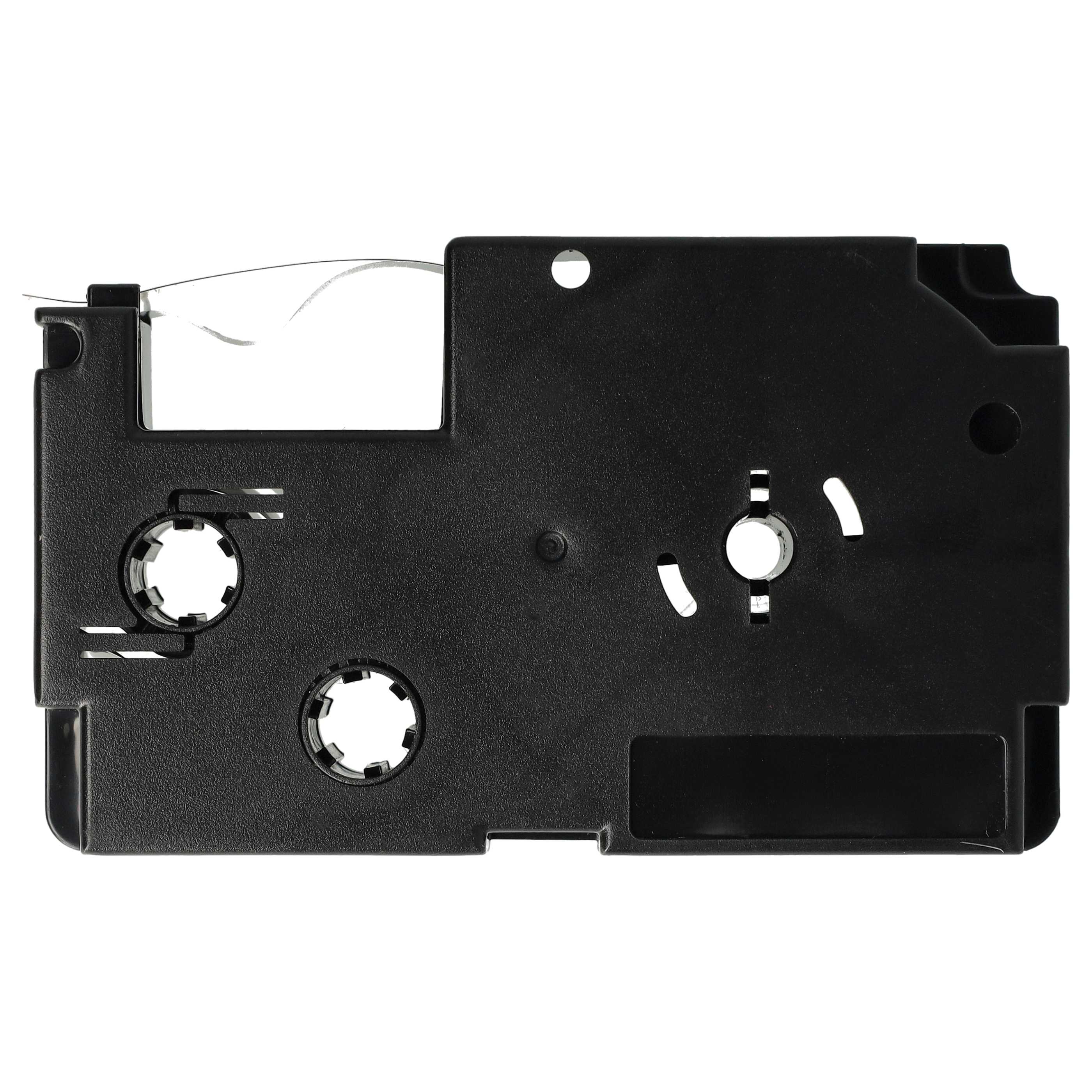 Label Tape replaces Casio XR-12GD, XR-12GD1 - 12 mm Black to Gold