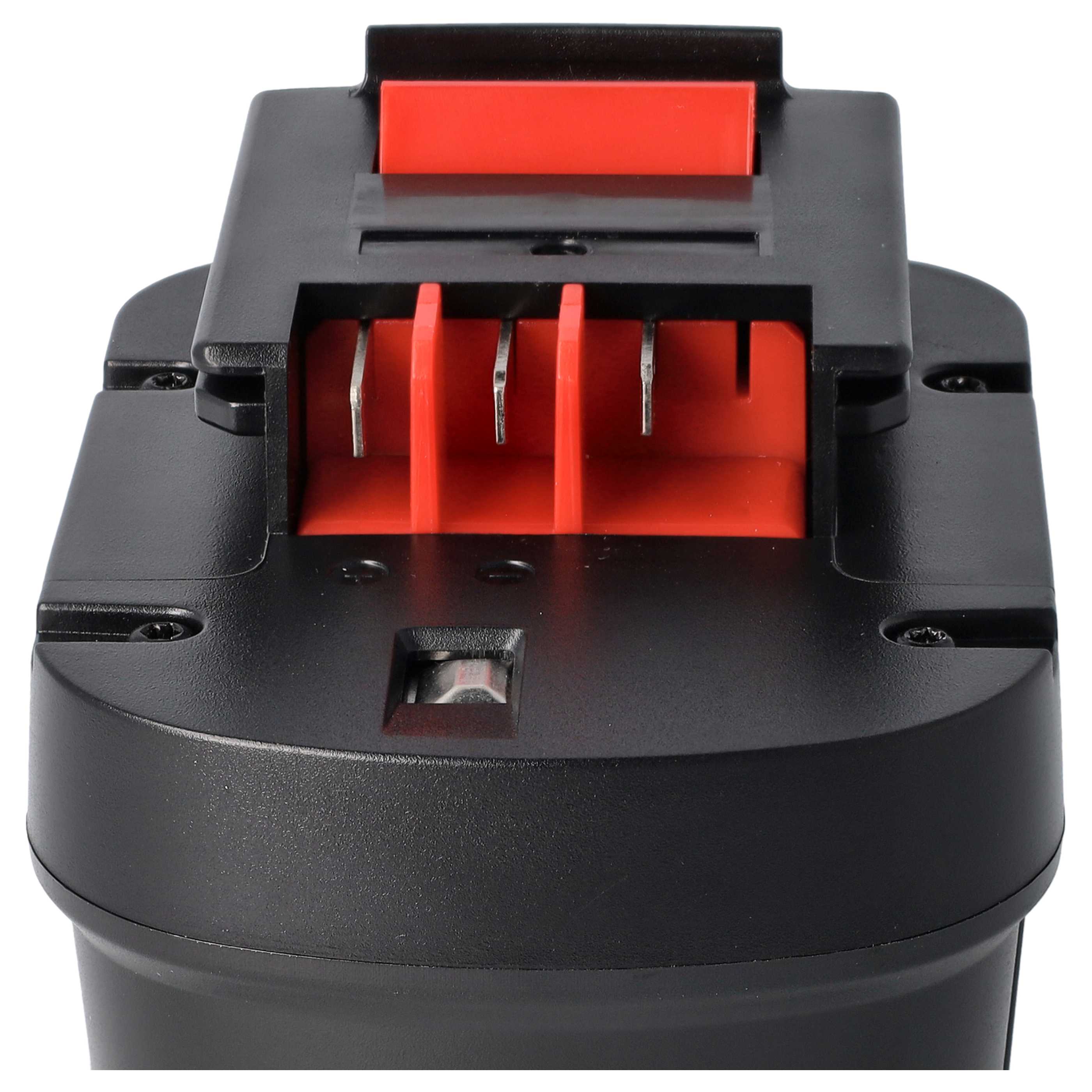 3x Batería para herramienta reemplaza Black & Decker A12, A12, A12EX, A12EX, A12E - 1500 mAh, 12 V, NiMH