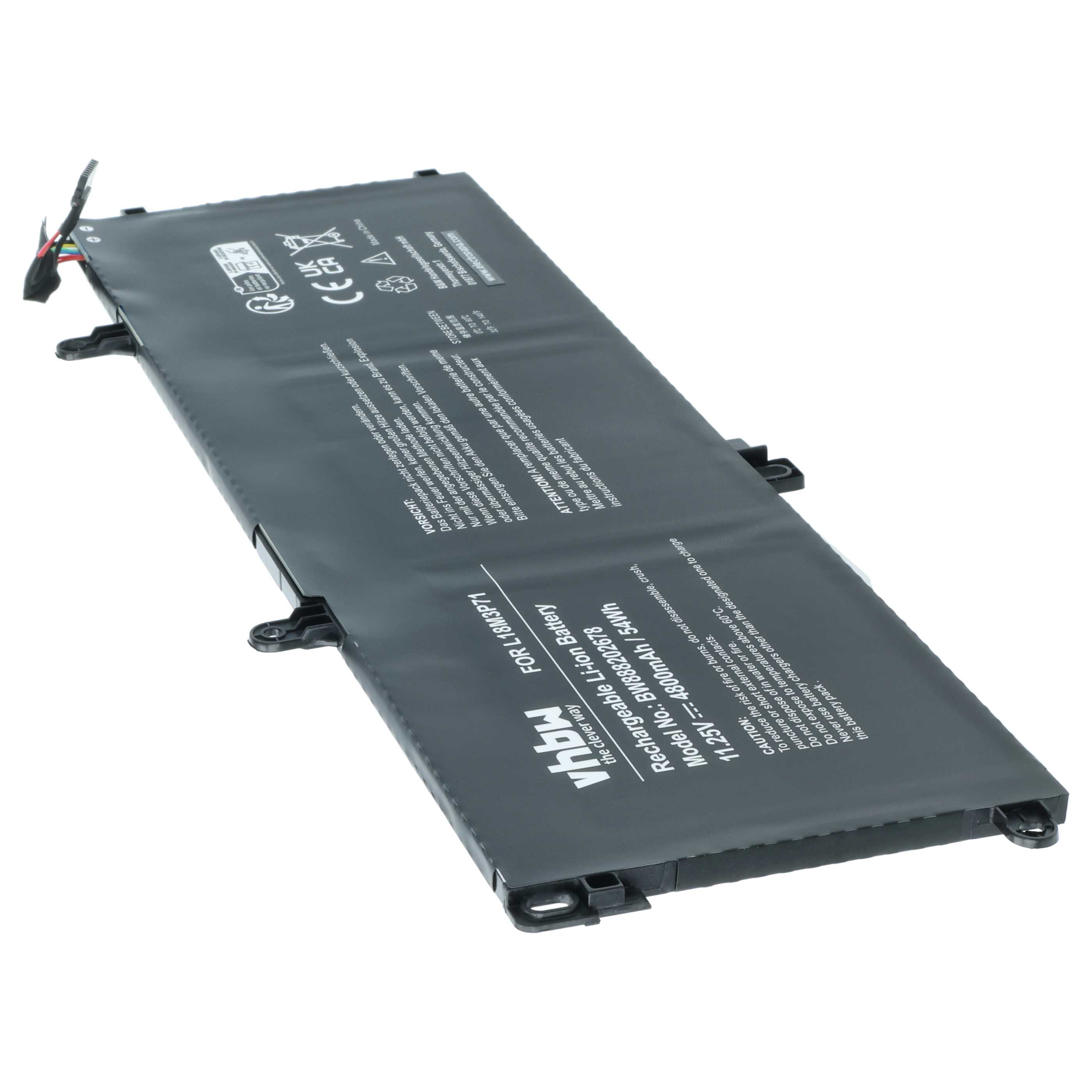 Akumulator do laptopa zamiennik Lenovo 5B10W13913, 02DL012, 5B10W13914, 02DL011 - 4800 mAh 11,25 V LiPo