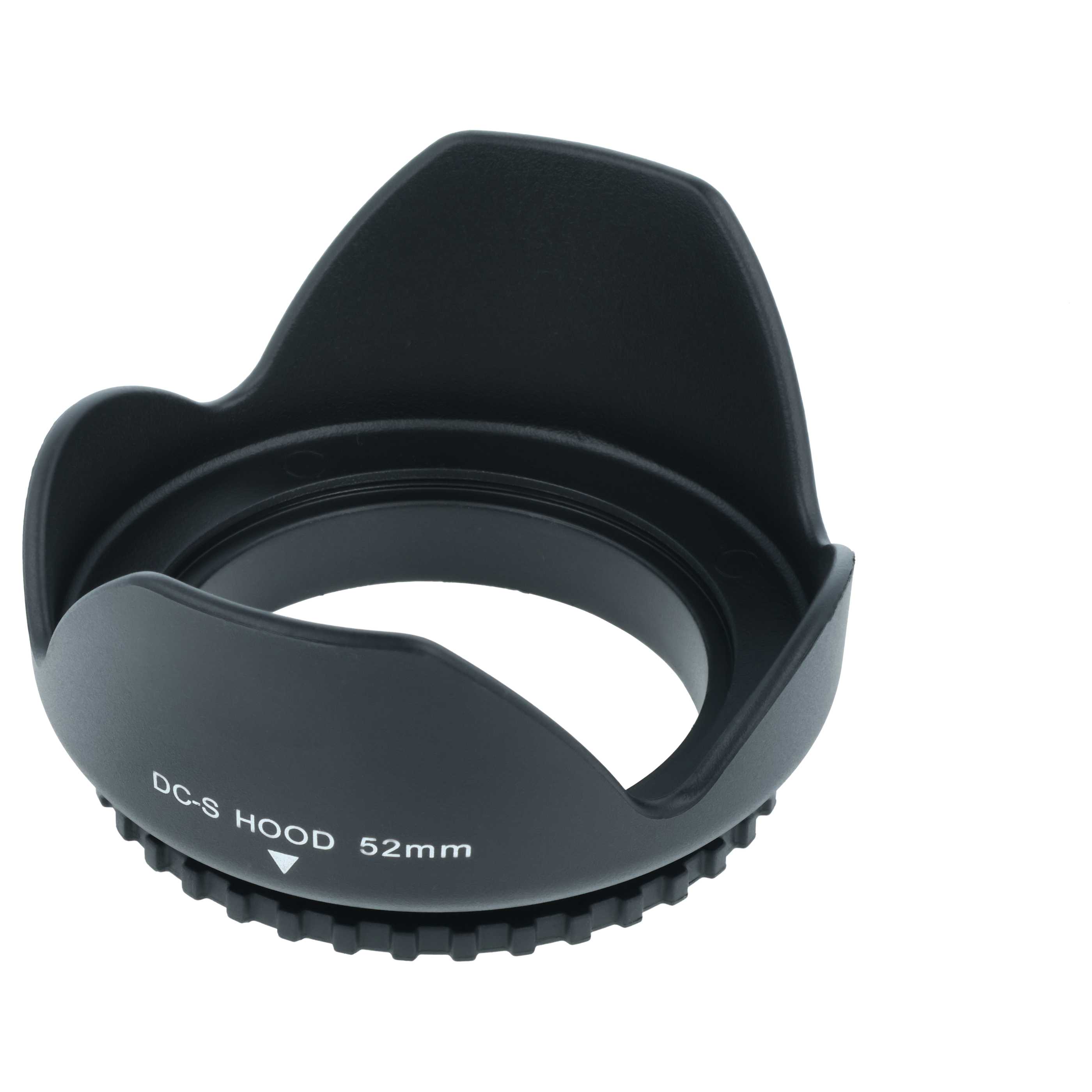 Paraluce compatibile con obiettivo con diametro di 52 mm