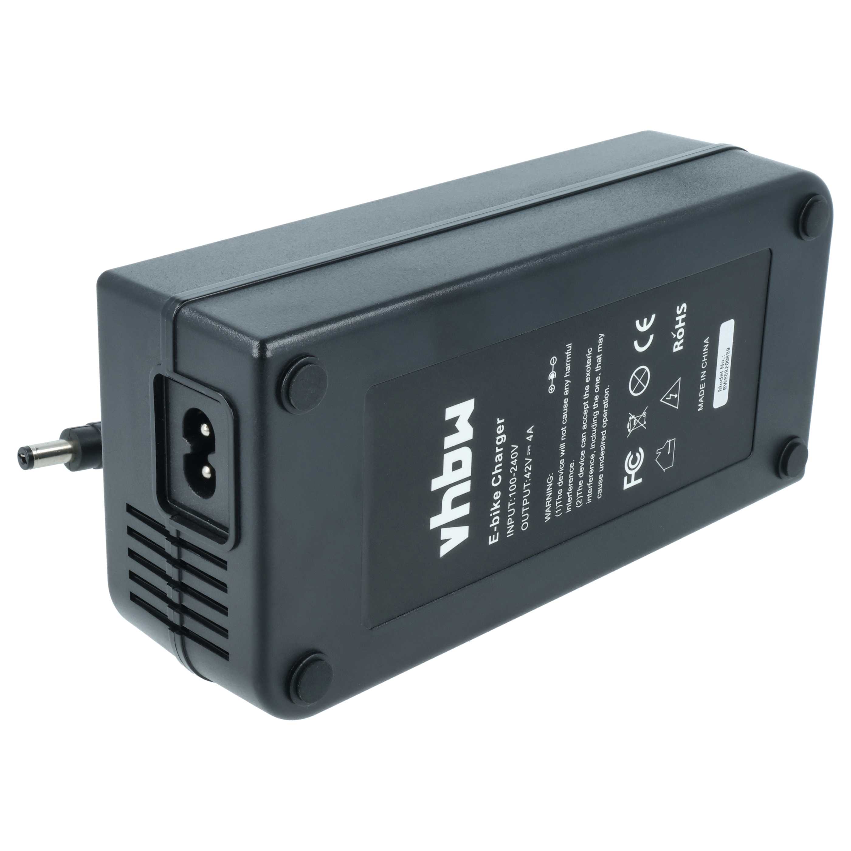 Charger replaces HP1202L3 for Prophete Alu Trecking E-Bike Battery etc. - Round Plug, 4.0 A