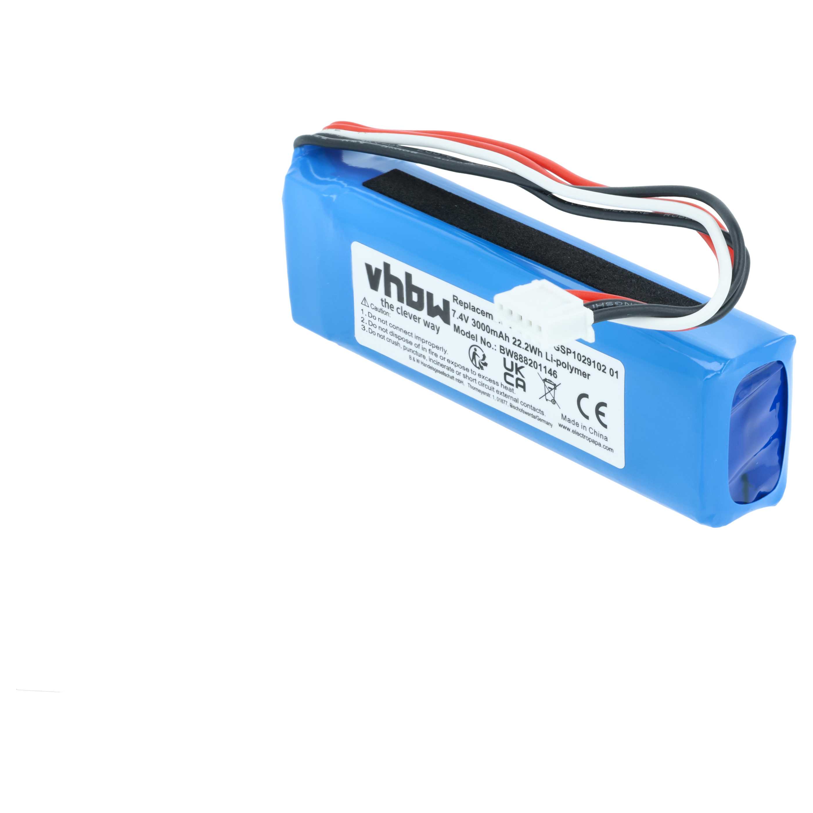 Akumulator do głośnika zamiennik Harman Kardon CP-HK06, GSP1029102 01 - LiPo 3000mAh
