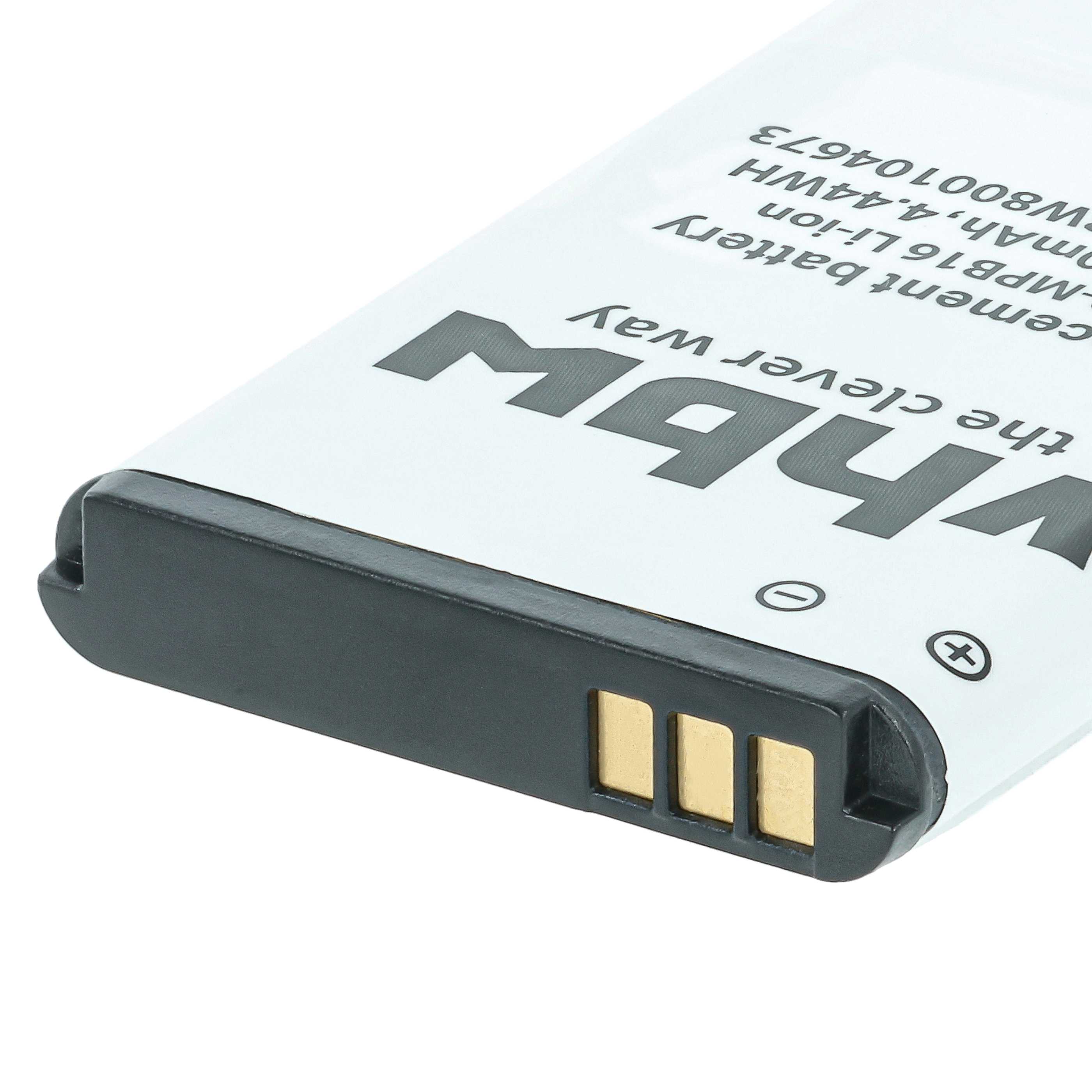 Akumulator do telefonu smartfona zamiennik Doro BP-MPB16, DR11-2009, HARE, DR6-2009 - 1200 mAh 3,7 V Li-Ion