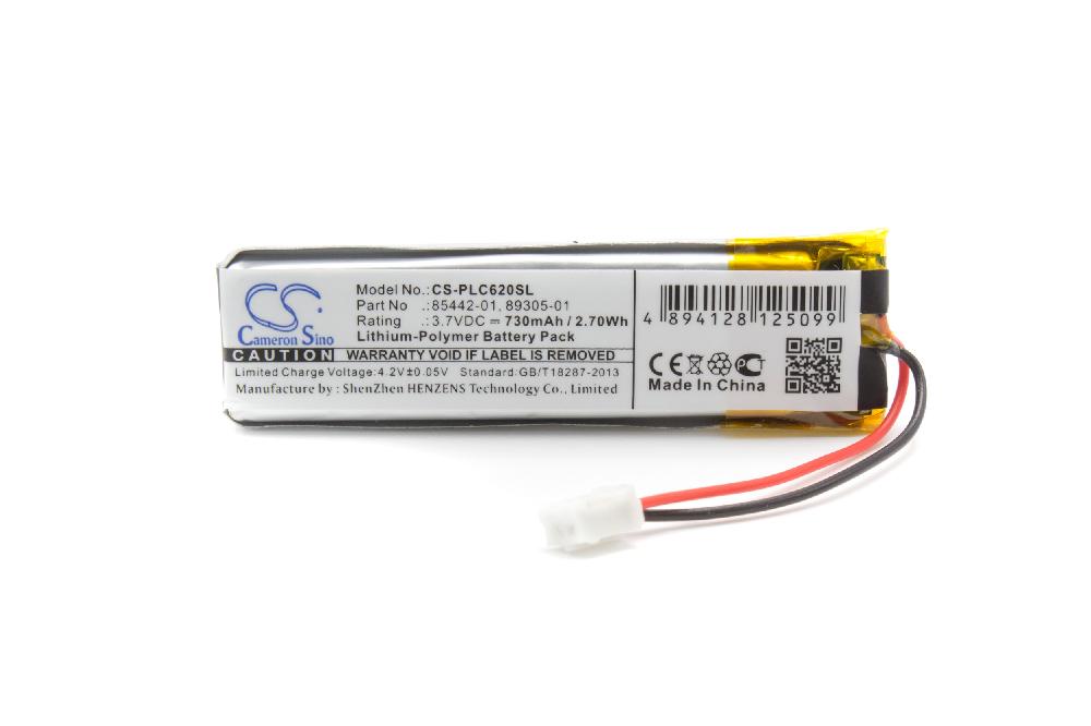 Batterie remplace Plantronics 85442-01 pour enceinte Plantronics - 730mAh 3,7V Li-polymère