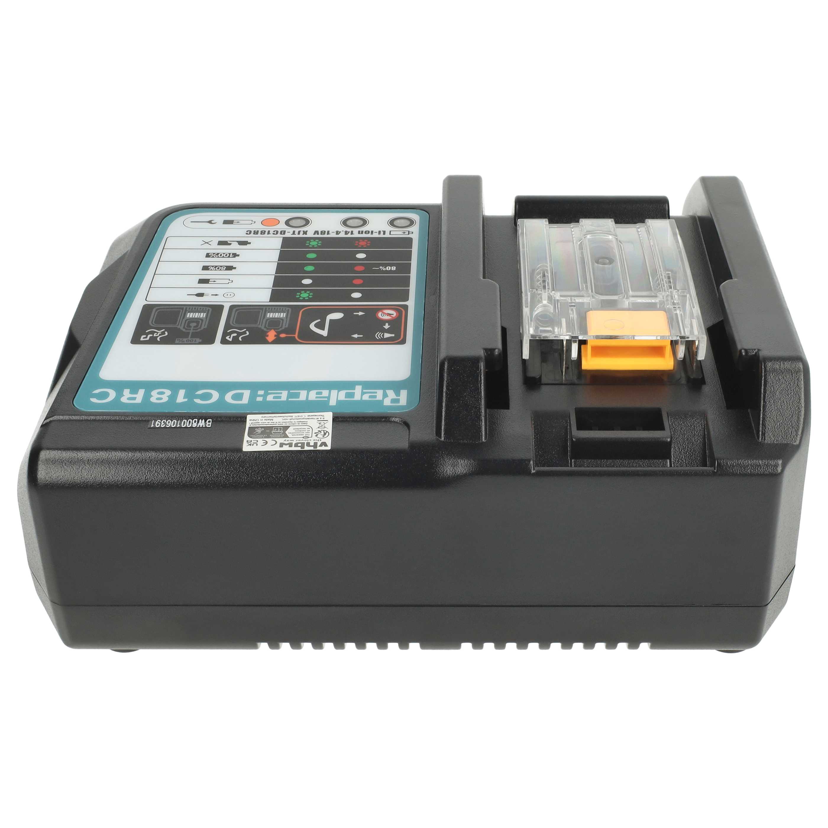 Charger replaces Makita DC18RC, DC18SD, DC18 for Dolmar Power Tool Batteries etc. Li-Ion 14.4 V / 18 V