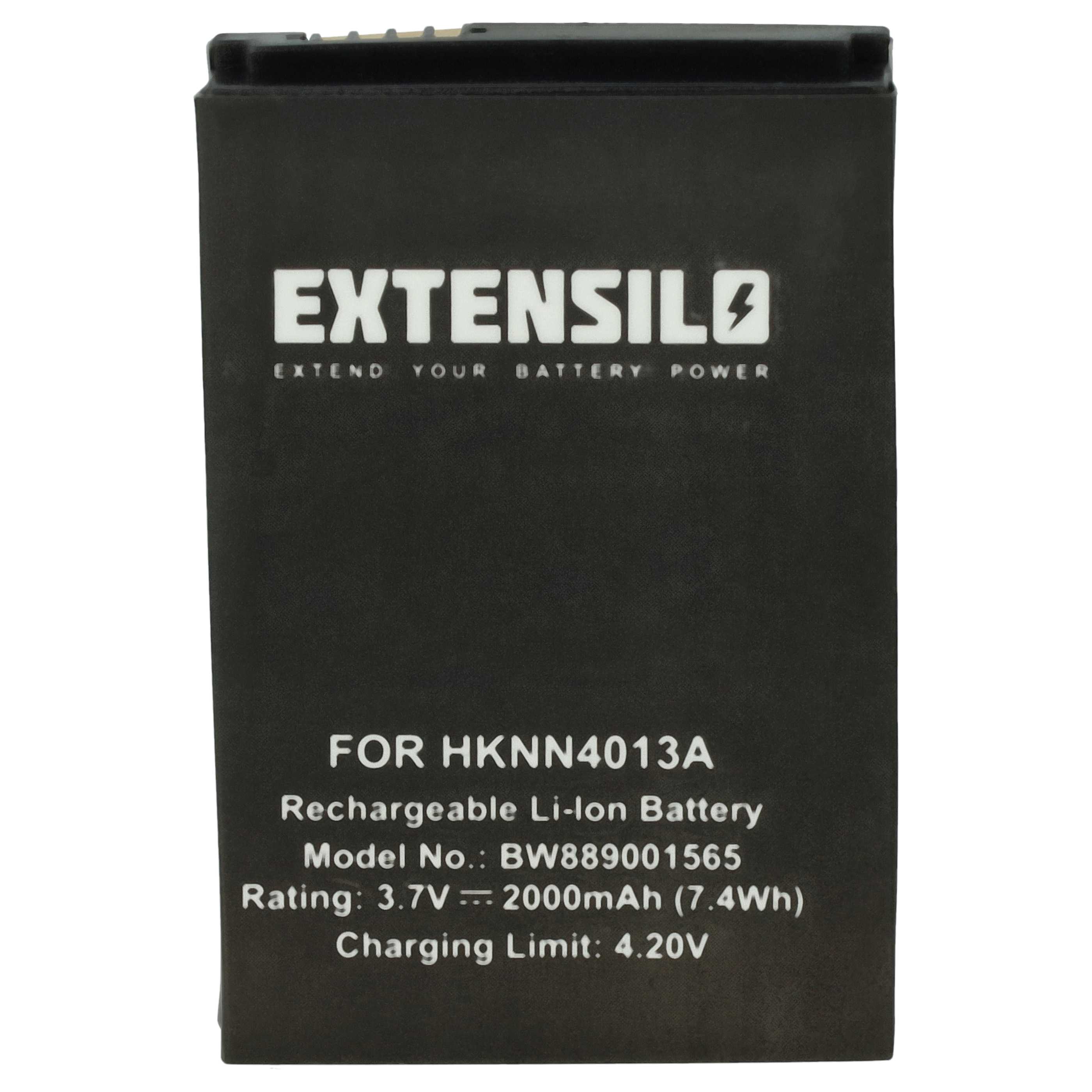 Radio 10x Battery replaces Motorola BT90, BT110, BT90, HKLN4440B, BT110, BT60 - 2000 mAh 3.7 V Li-polymer