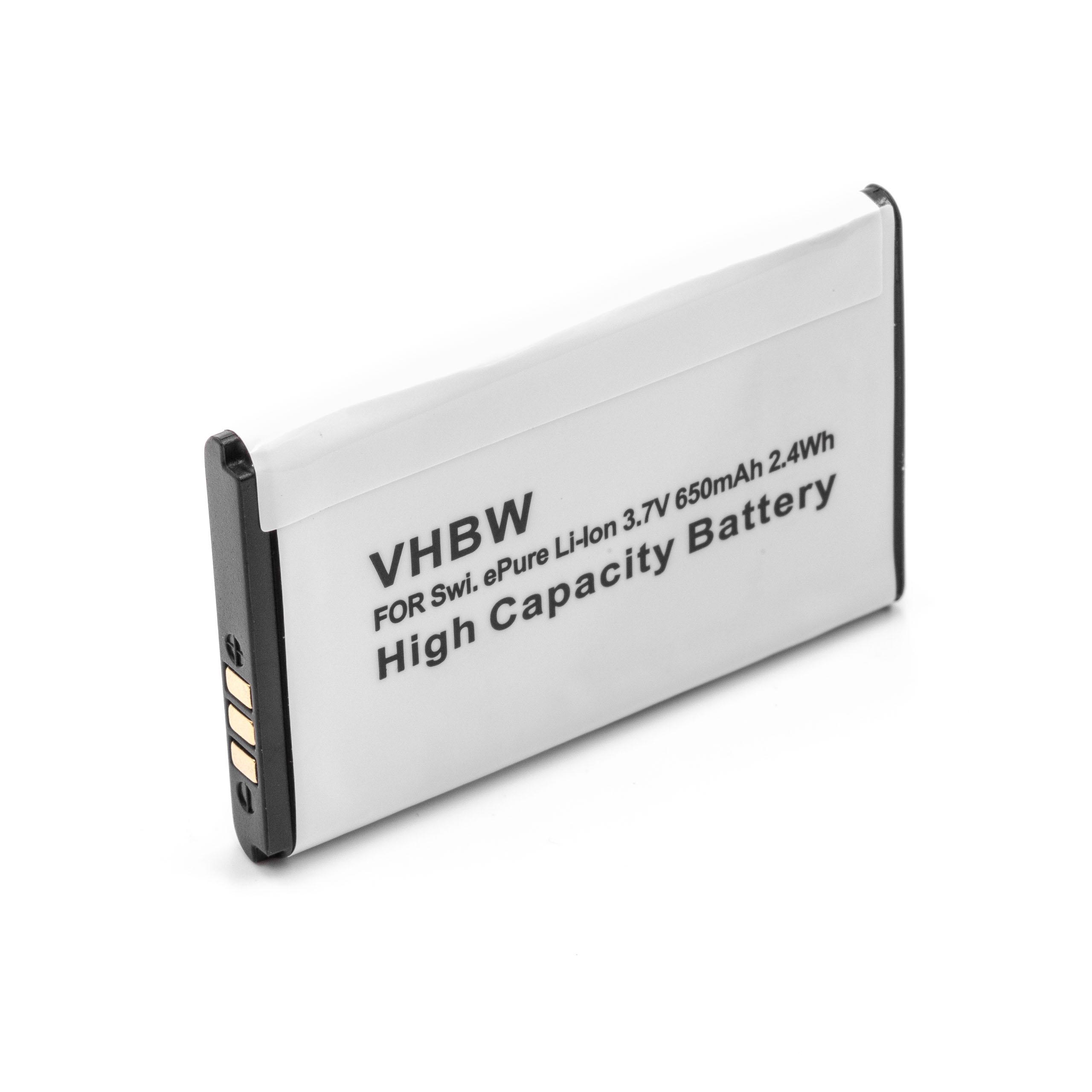 Batterie remplace Swissvoice C0487, 20405928, SV20405855, SV-29, 043048 pour téléphone - 600mAh 3,7V Li-ion