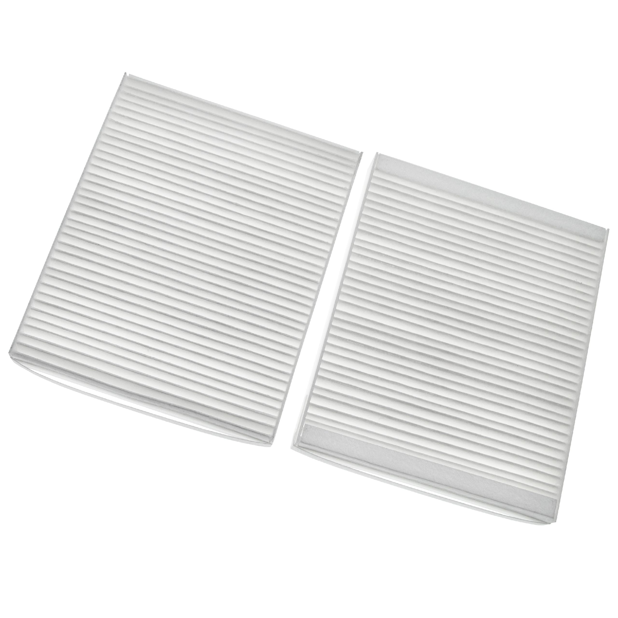 Set filtros 2 uds. reemplaza Lunos 040111, 040 111 para Lunos ventilador - 17,8 x 14,65 x 2,5 cm
