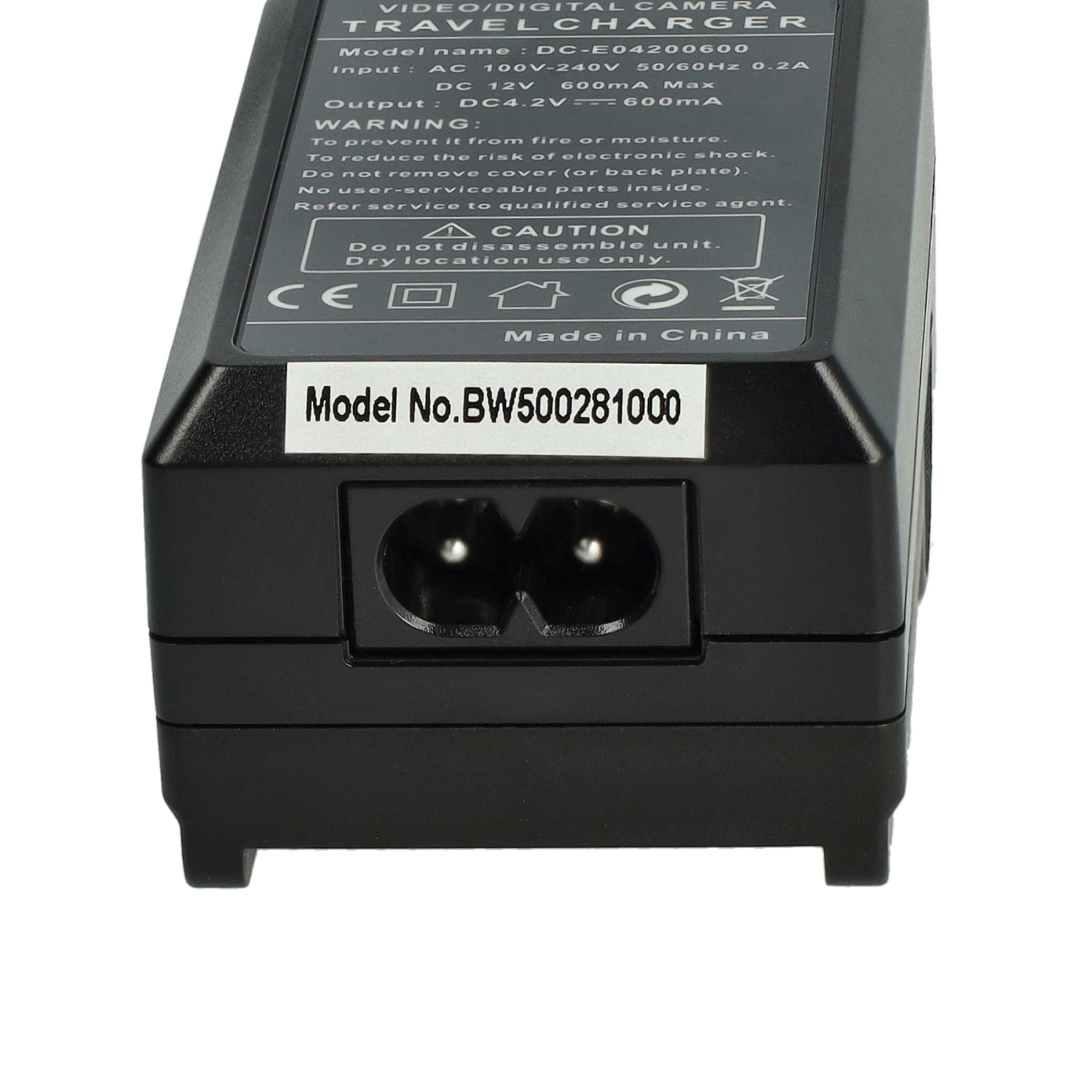 Cargador + adaptador de coche para cámara Panasonic - 0,6A 4,2V 88,5cm