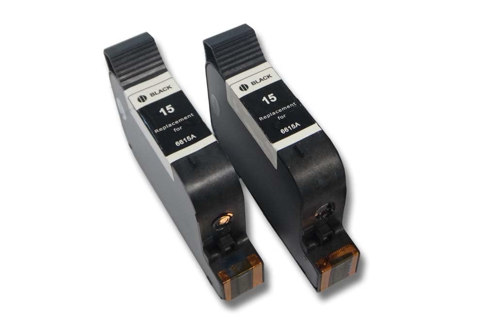 2x Ink Cartridges for HP Color Copier 810C Printer - black
