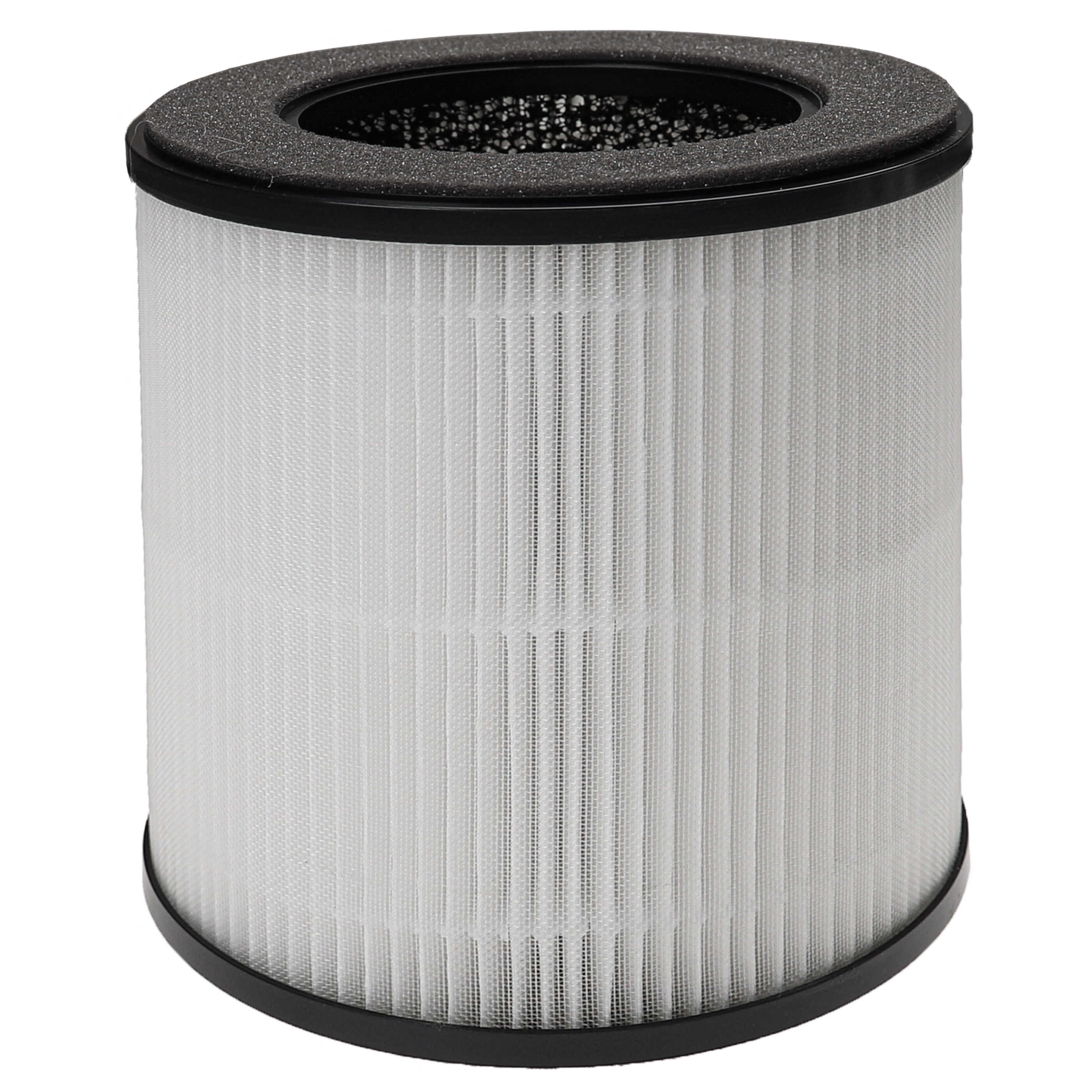 Filtr do oczyszczacza powietrza Acekool, DIKI, Nobebird B-D02F i in. - filtr wstępny + HEPA + węgiel aktywny