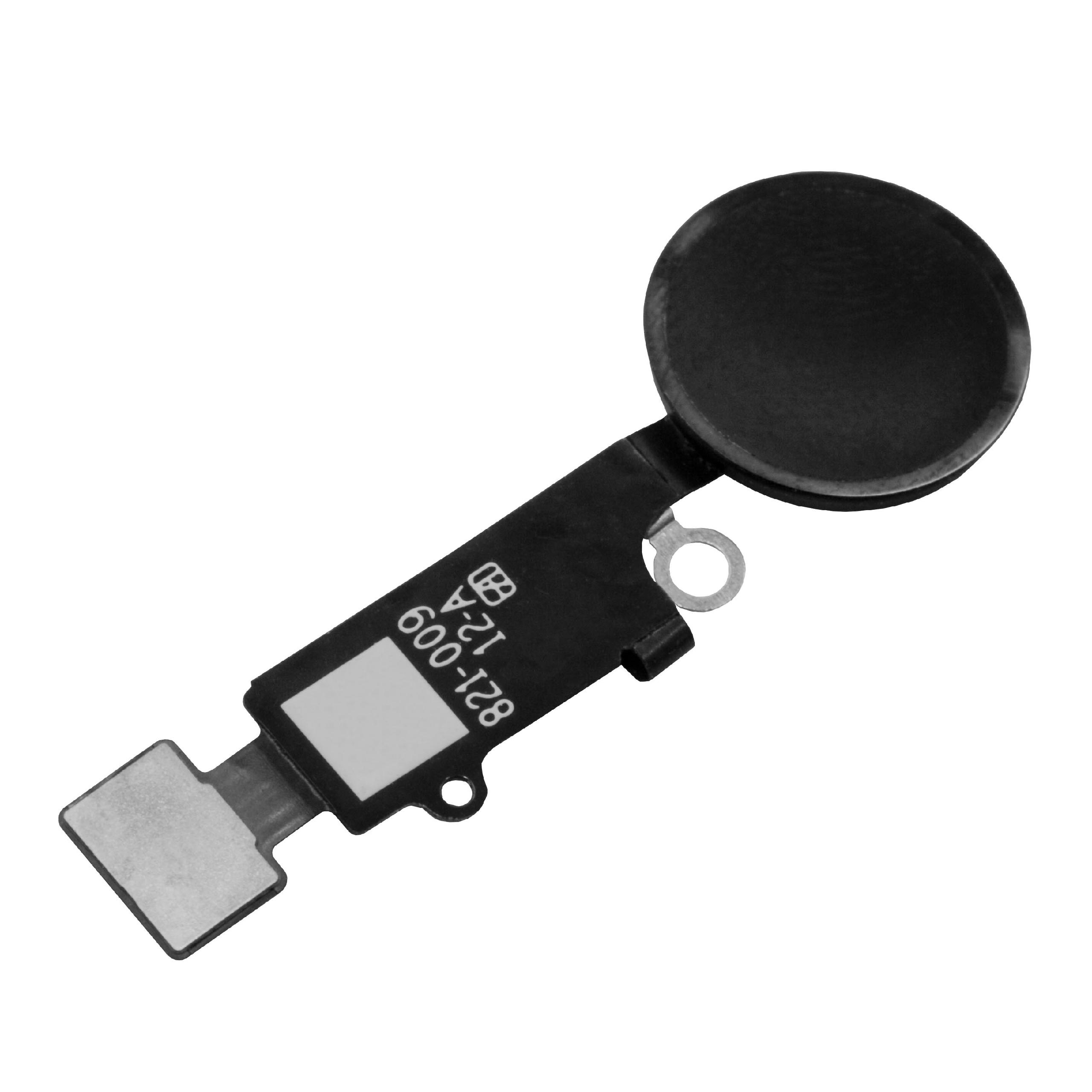 vhbw Home Button als Ersatz für Apple 821-00912-A für für Apple Smartphone - Mit Flex-Kabel Schwarz