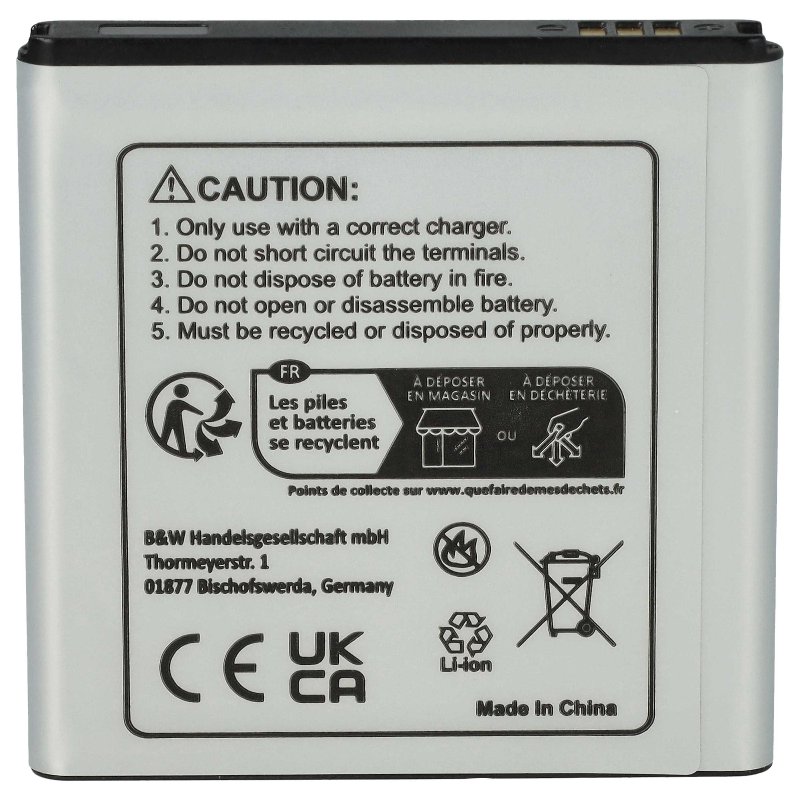 Akumulator do telefonu smartfona zamiennik Samsung EB575152LU, EB575152LA, EB575152 - 1750 mAh 3,7 V Li-Ion
