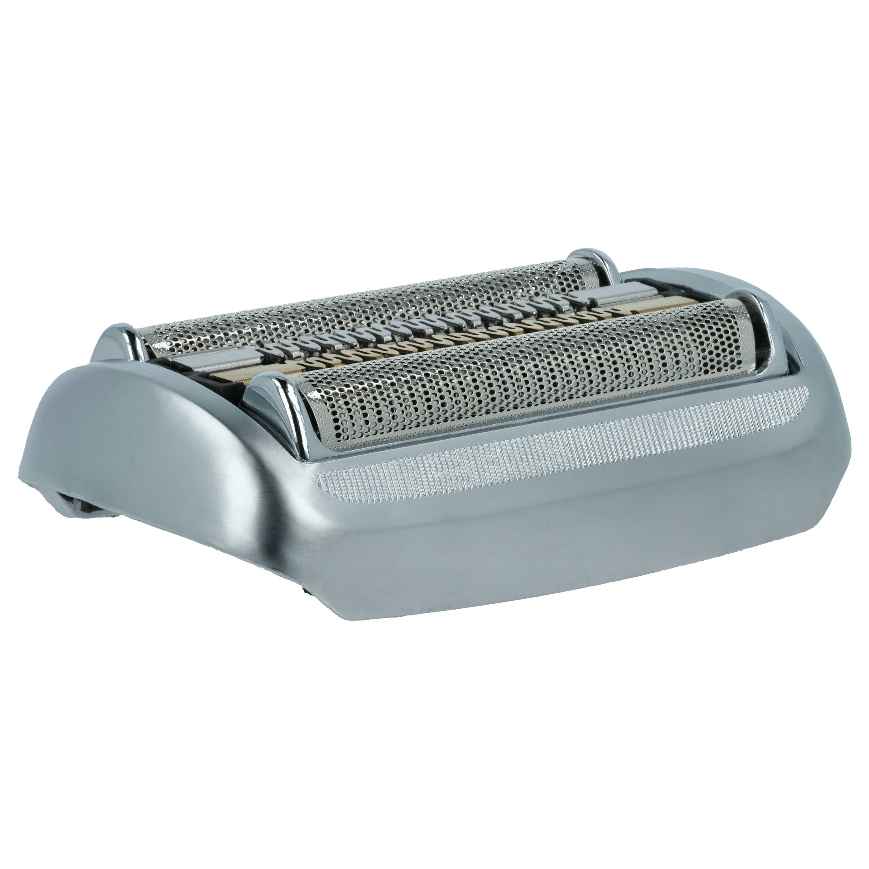2x Shaving Heads replaces Braun 94M for Braun Electric Razor, matt silver