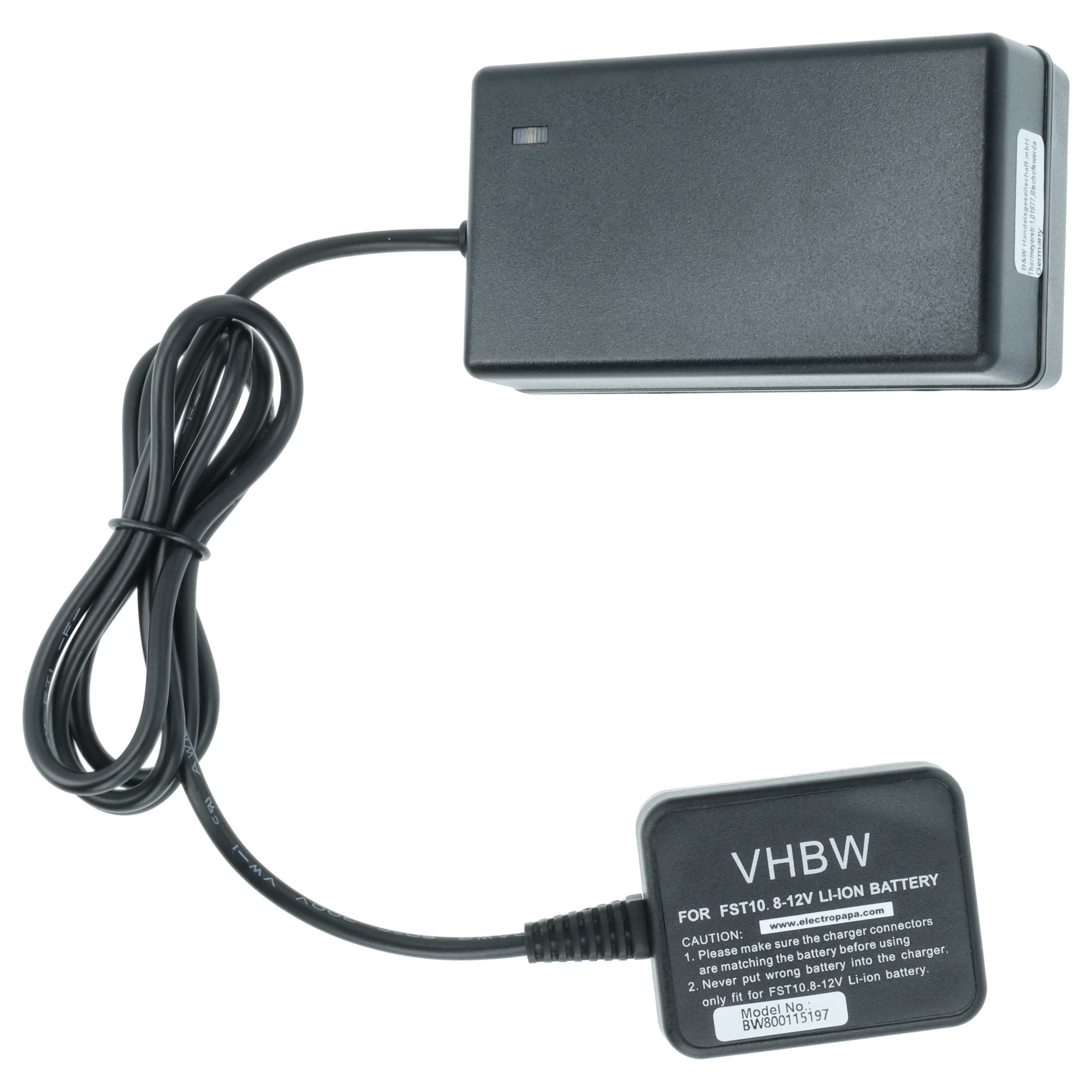 Charger suitable for Festool, Festo Festool CXS Power Tool Batteries etc. - Li-Ion, 1.5A