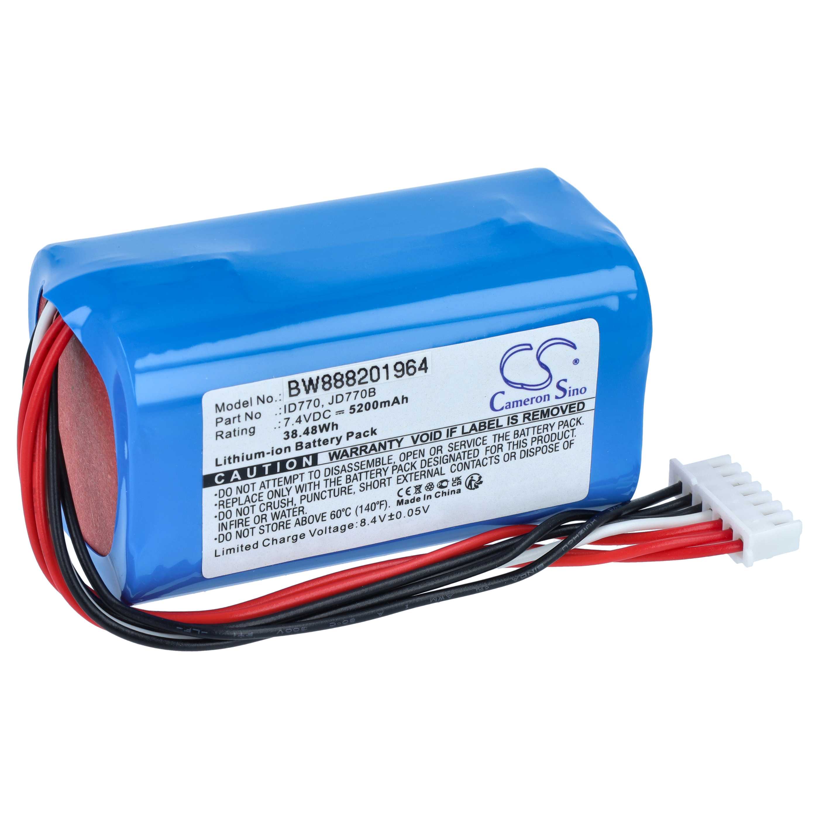 Akku für Sony SRS-XB40, SRS-XB41 Speaker ersetzt ID770, JD770B - 5200 mAh