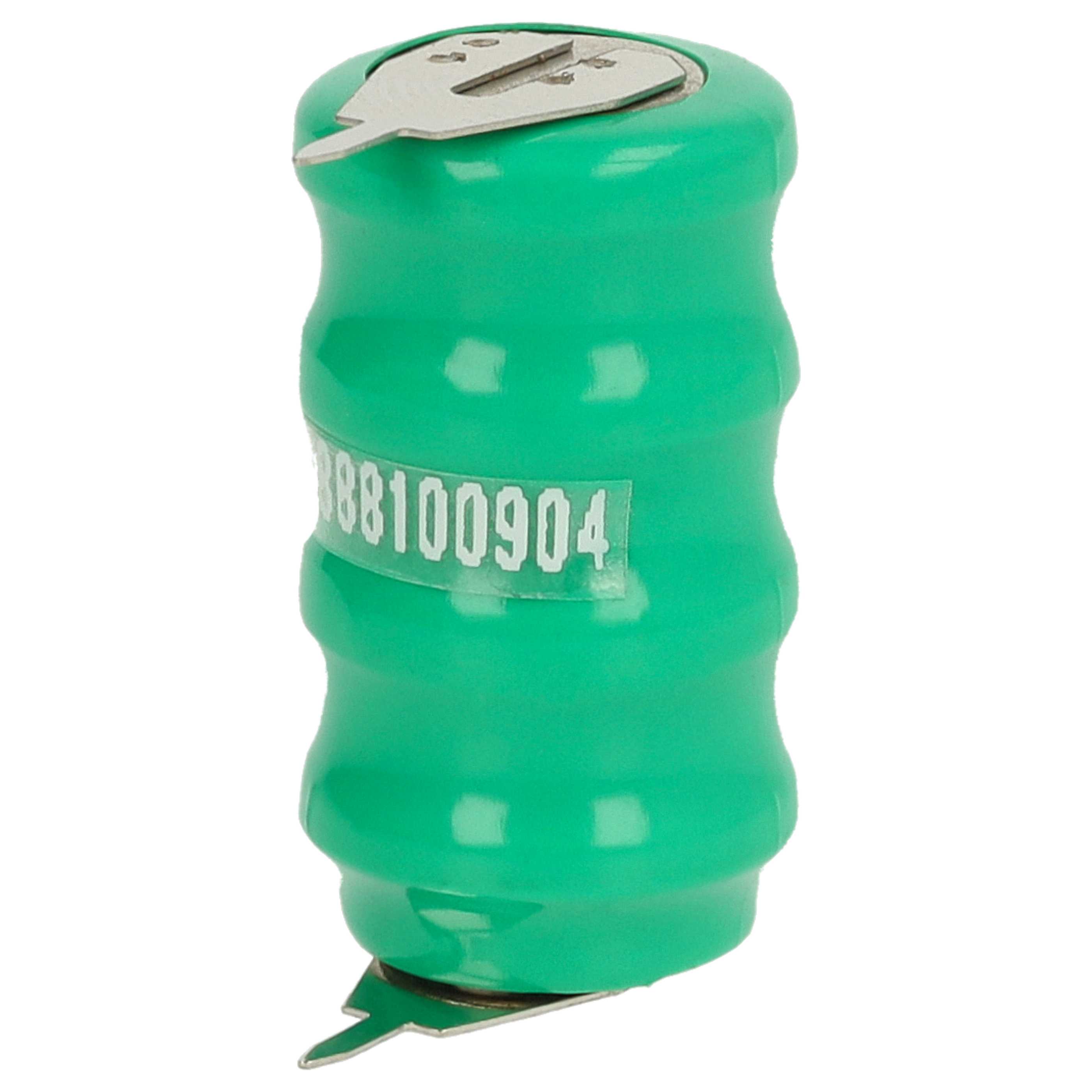 10x Button Cell Battery Type V40H 2 Pins for Model Building Solar Lamps etc. - 40 mAh 4.8 V NiMH