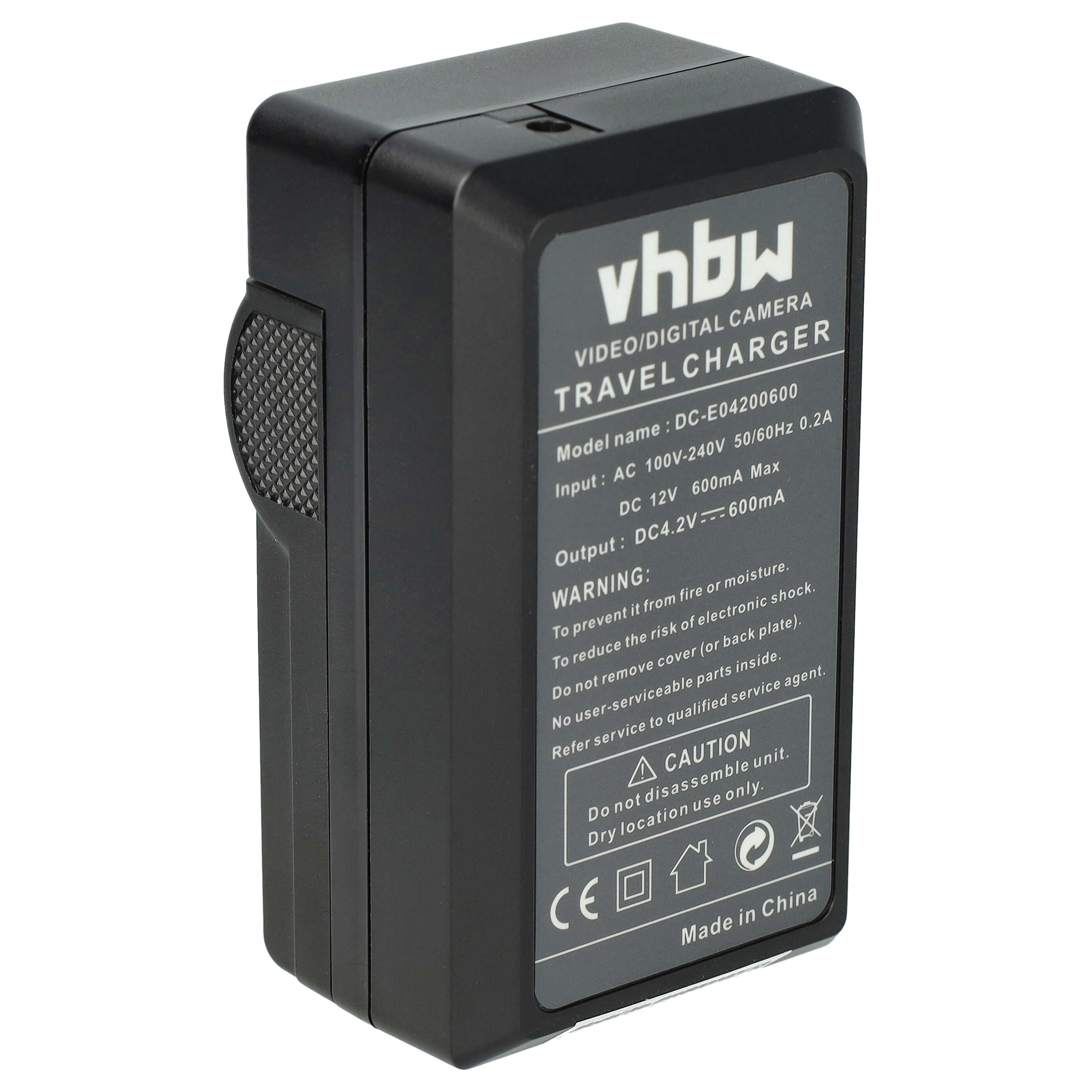 Battery Charger suitable for Leica D-Lux DMC-LX5, DMC-LX7, DMC-TZ36, 5 Digital Camera - 0.6 A, 4.2 V