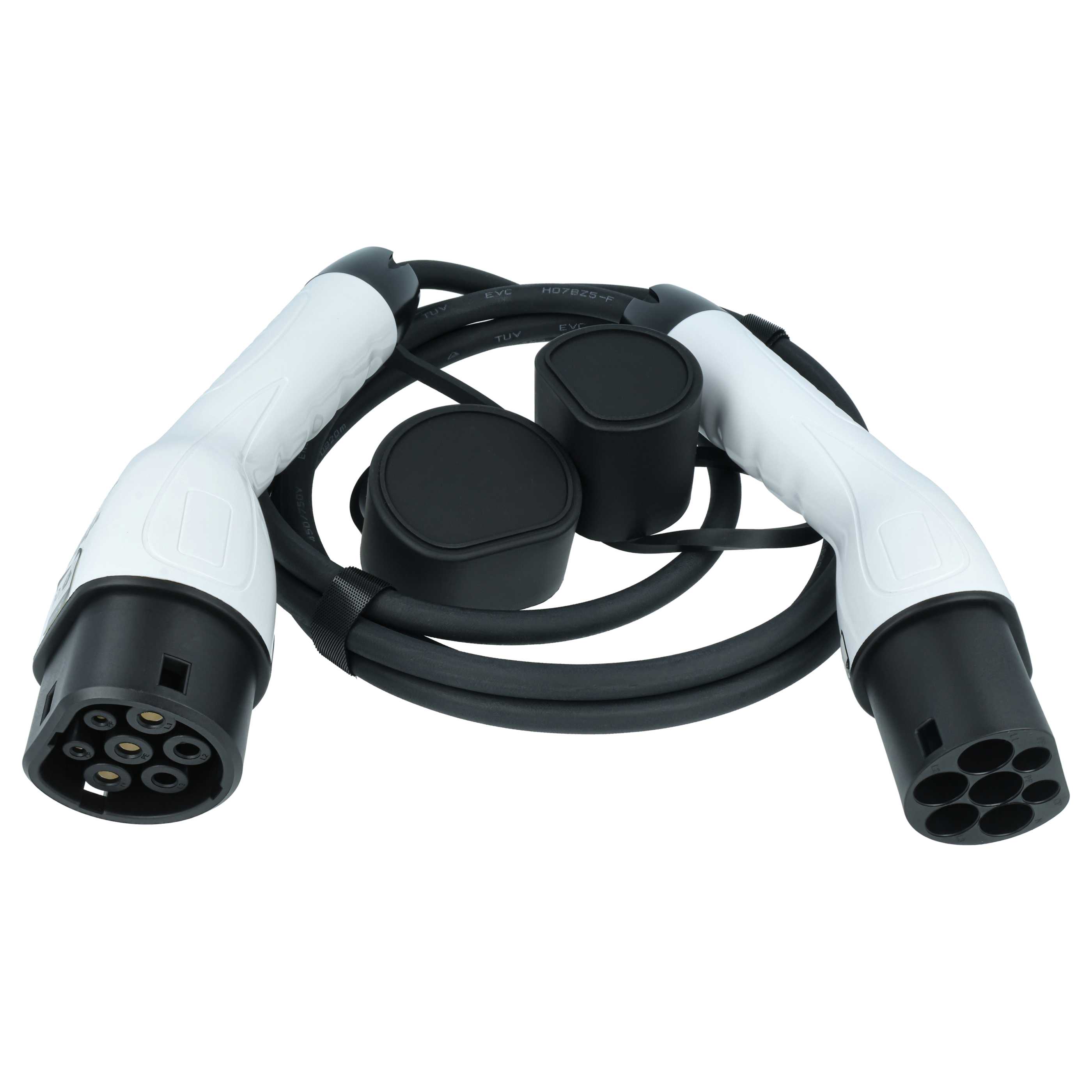E-Auto Ladekabel Typ 2 zu Typ 2 - 16 A 1-phasig, 3,5 kW Mode 3, 3 m