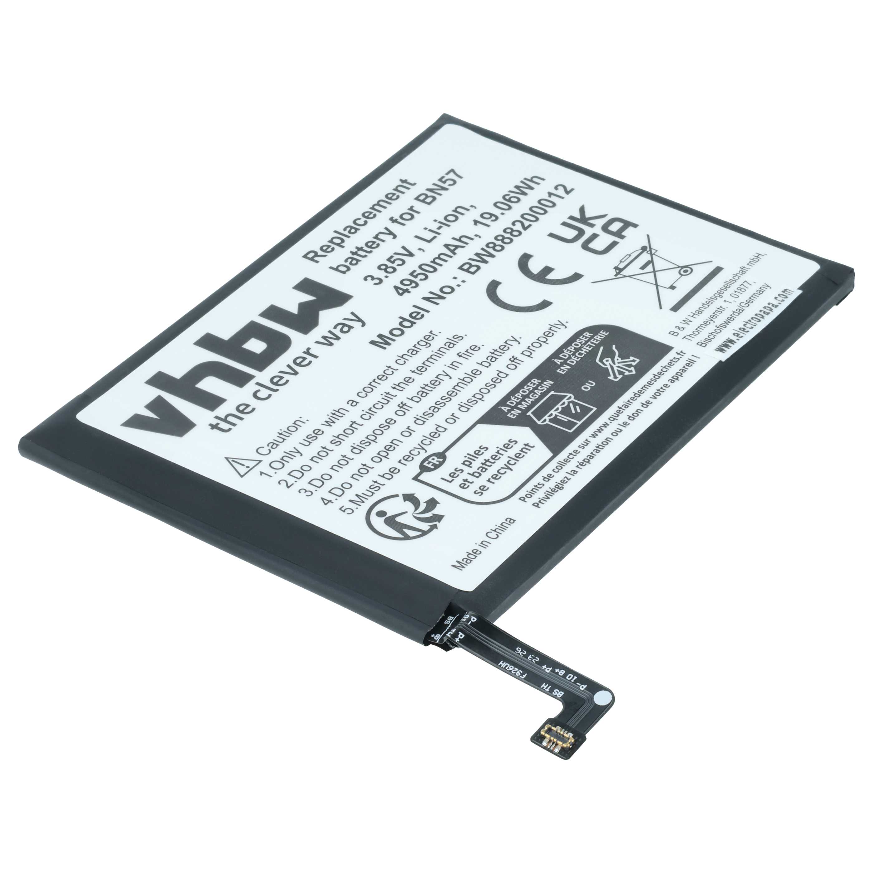 Akumulator do telefonu smartfona zamiennik Poco Xiaomi BN57 - 4950 mAh 3,85 V LiPo