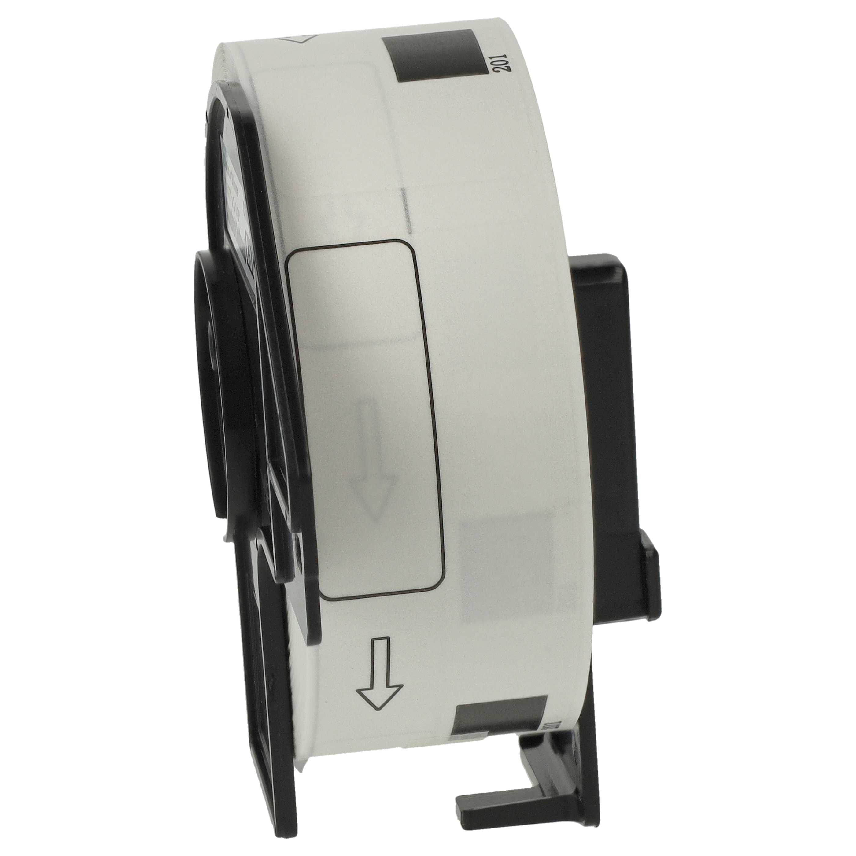 5x Label Roll replaces Brother DK-11201 Labeller - Premium 29 mm x 90 mm + Holder