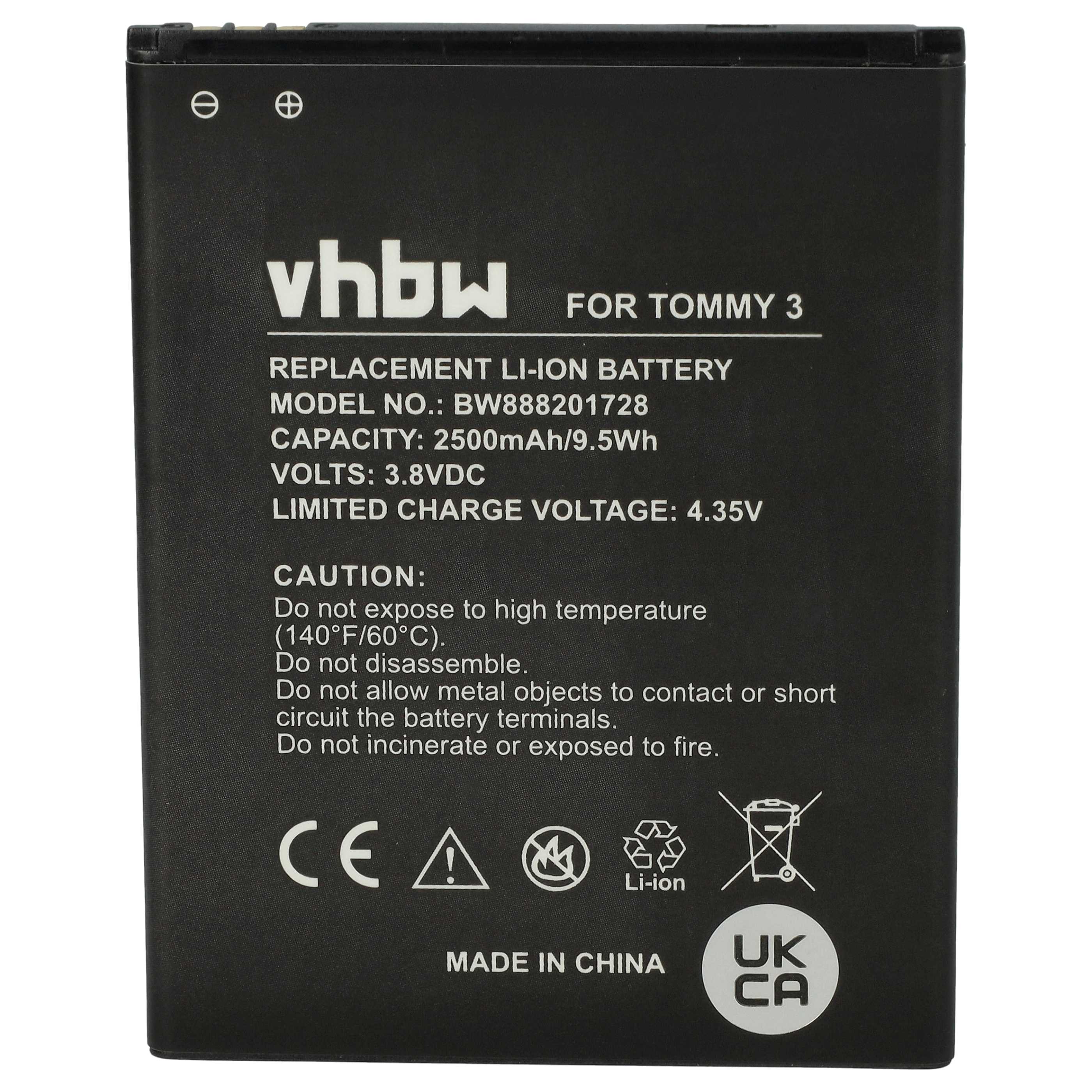 Akumulator do telefonu smartfona zamiennik Wiko 2610 - 2500 mAh 3,8 V Li-Ion